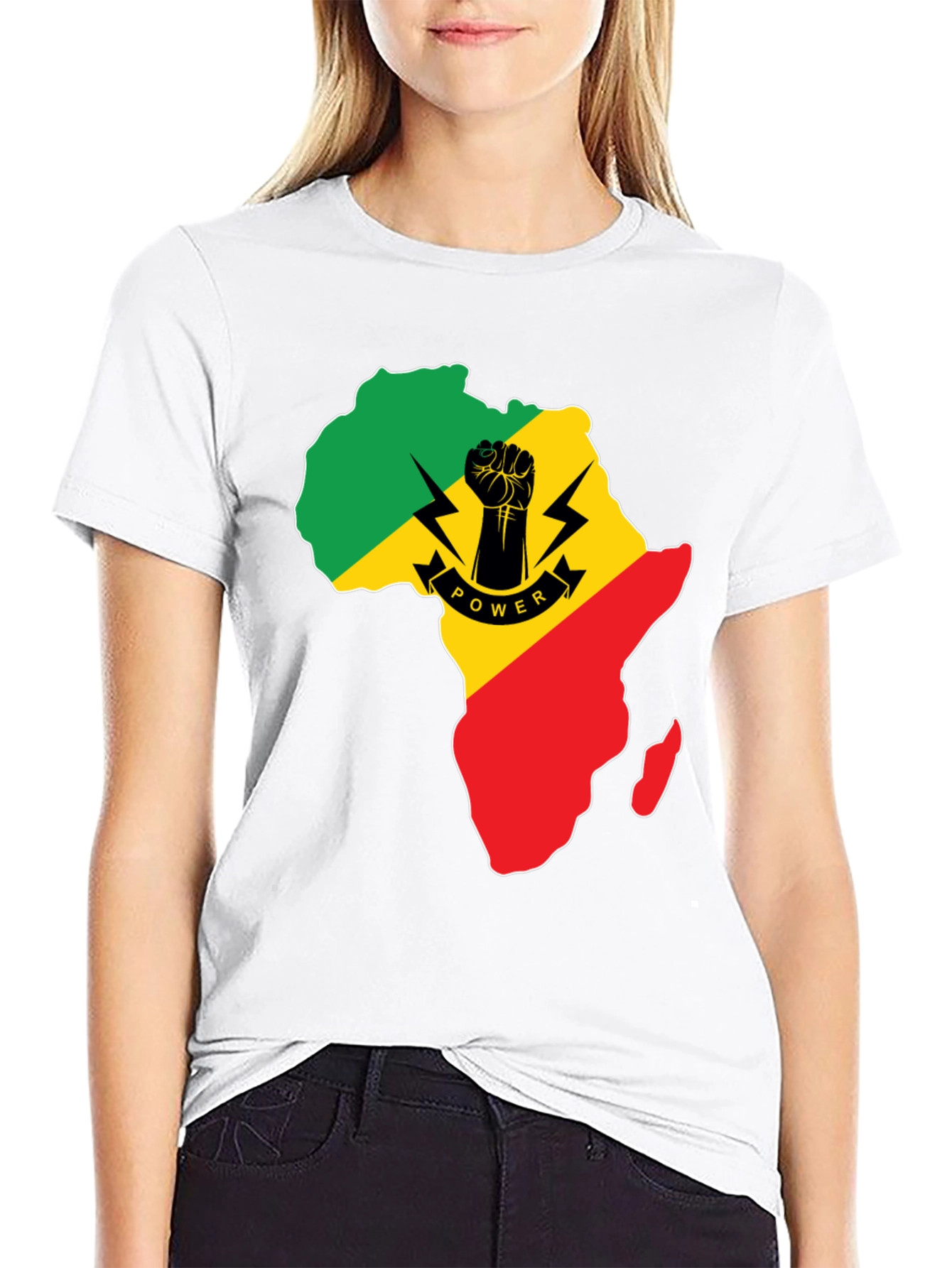 African Power T-Shirt - Black Pride Tee