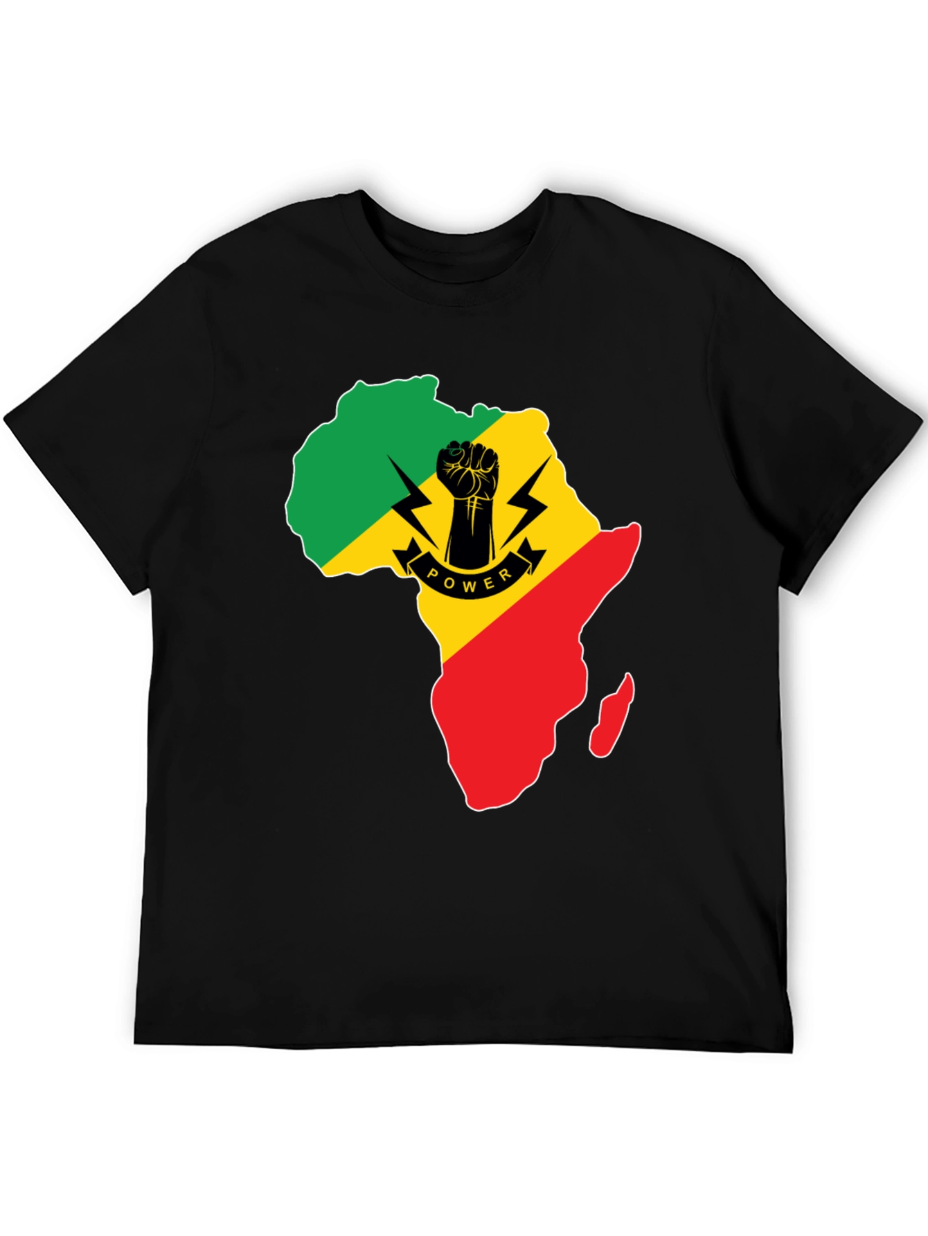 African Power T-Shirt - Black Pride Tee