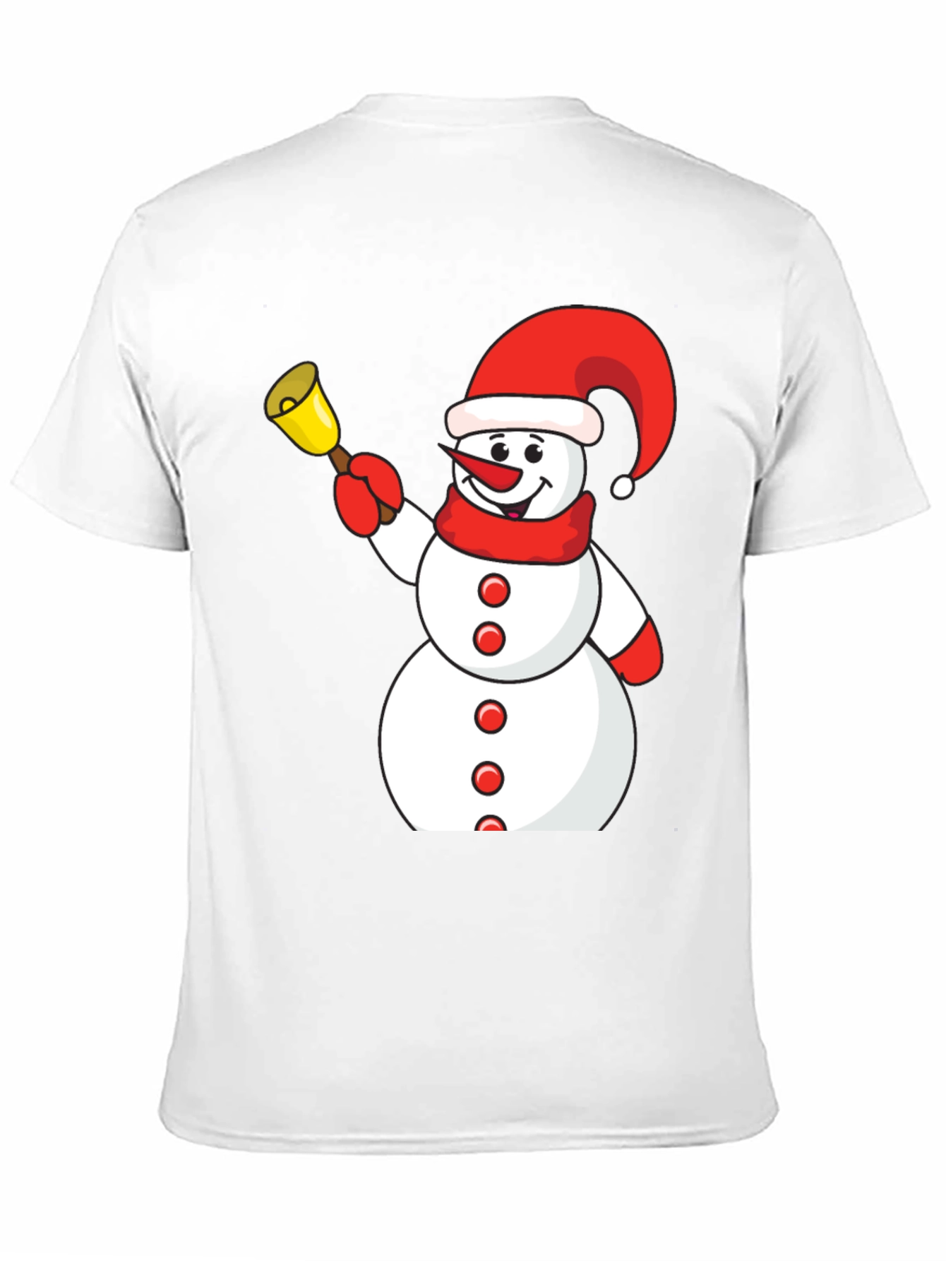Festive Snowman Graphic Tee - Holiday Fun