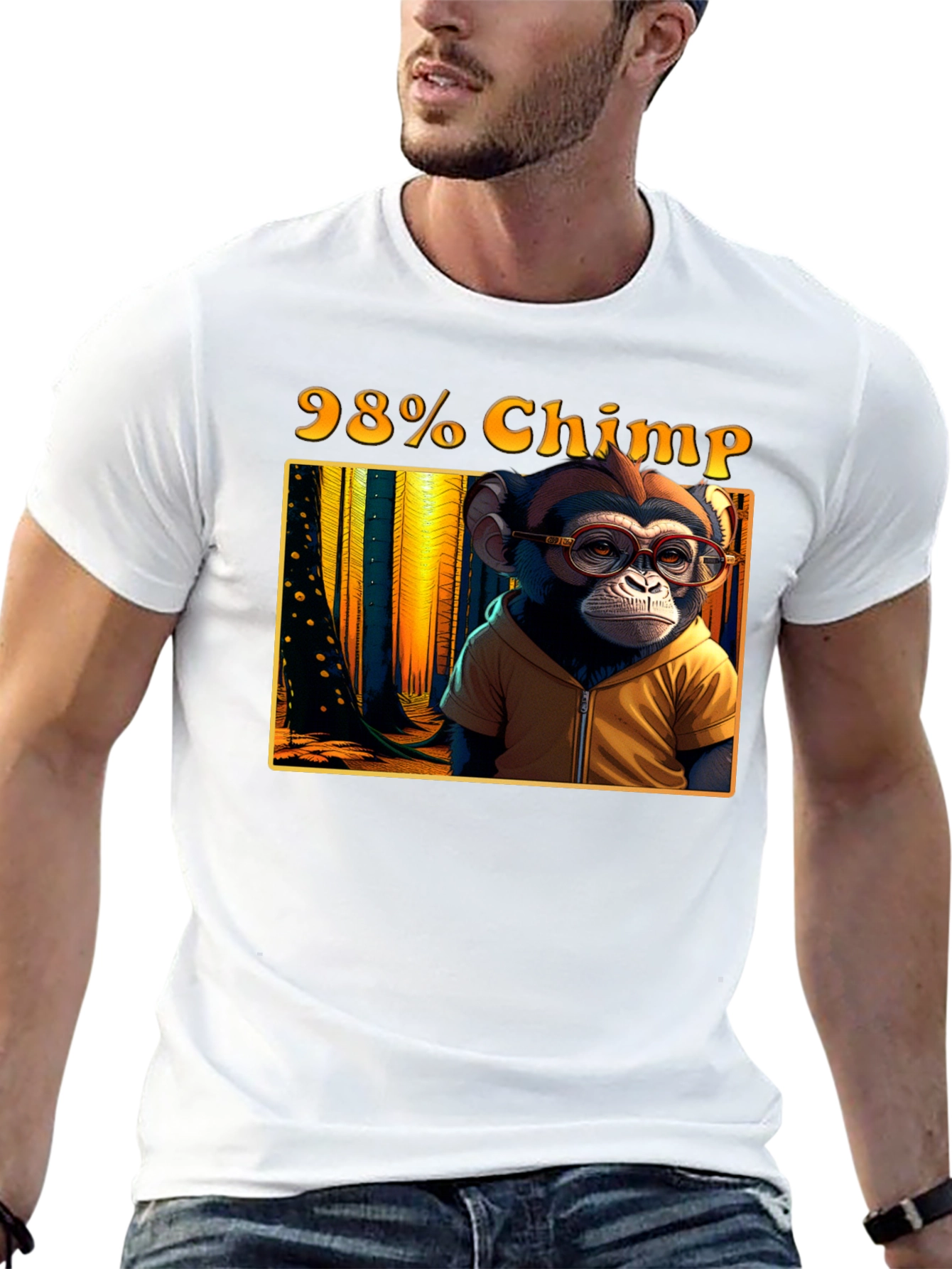 98% Chimp Graphic T-Shirt