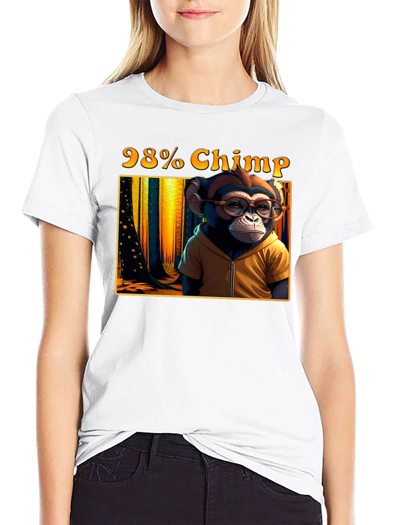 98% Chimp Graphic T-Shirt