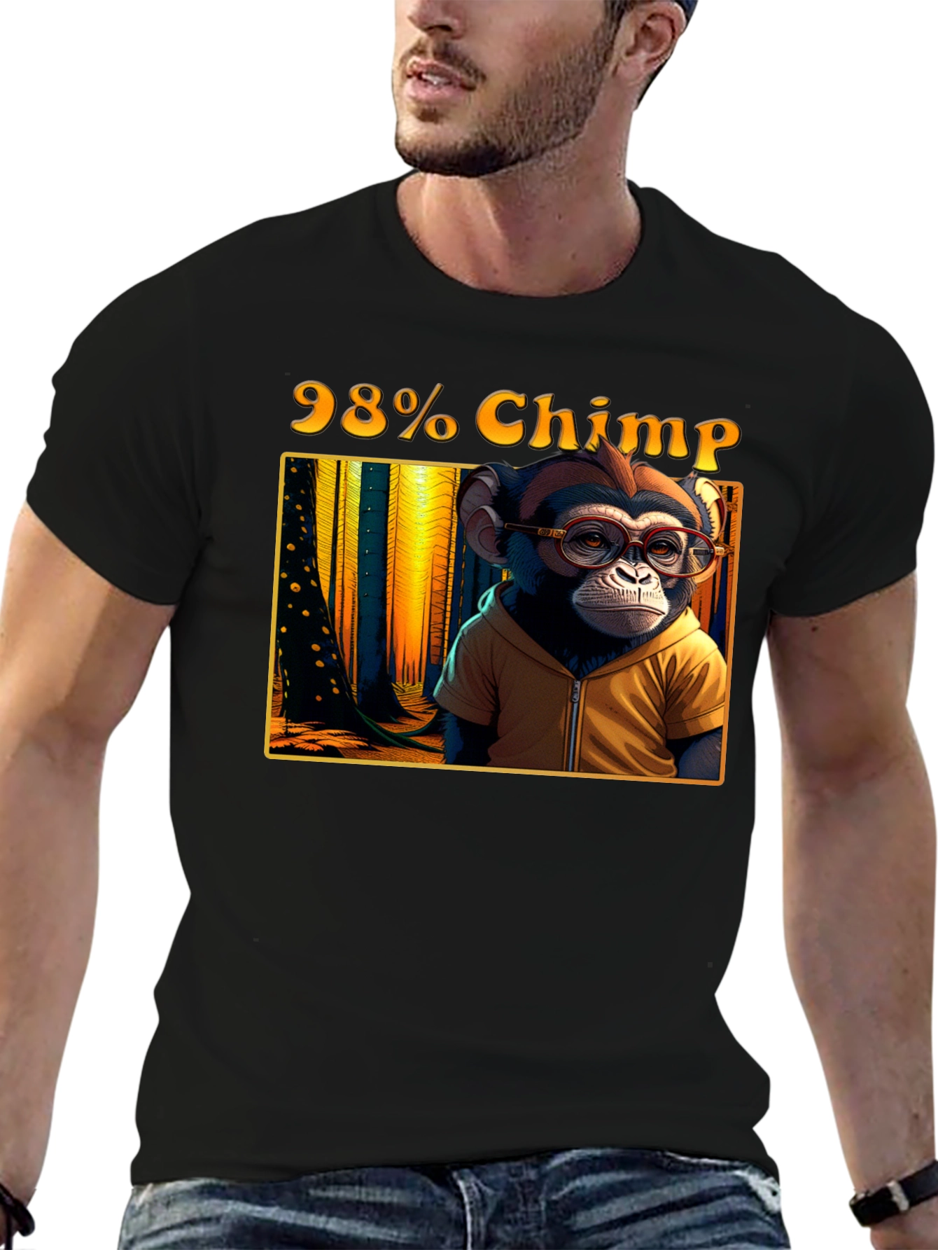 98% Chimp Graphic T-Shirt