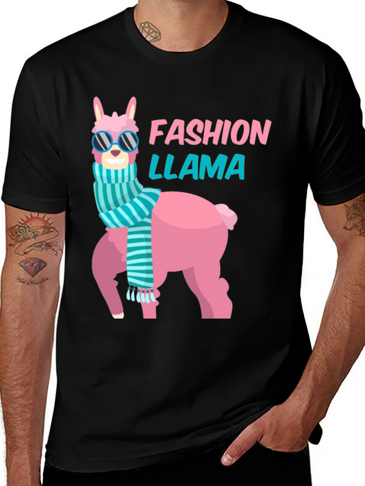 Fashion Llama Graphic T-Shirt