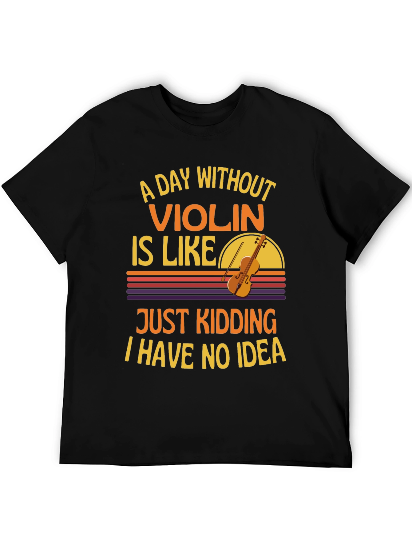 A Day Without Violin Funny T-Shirt
