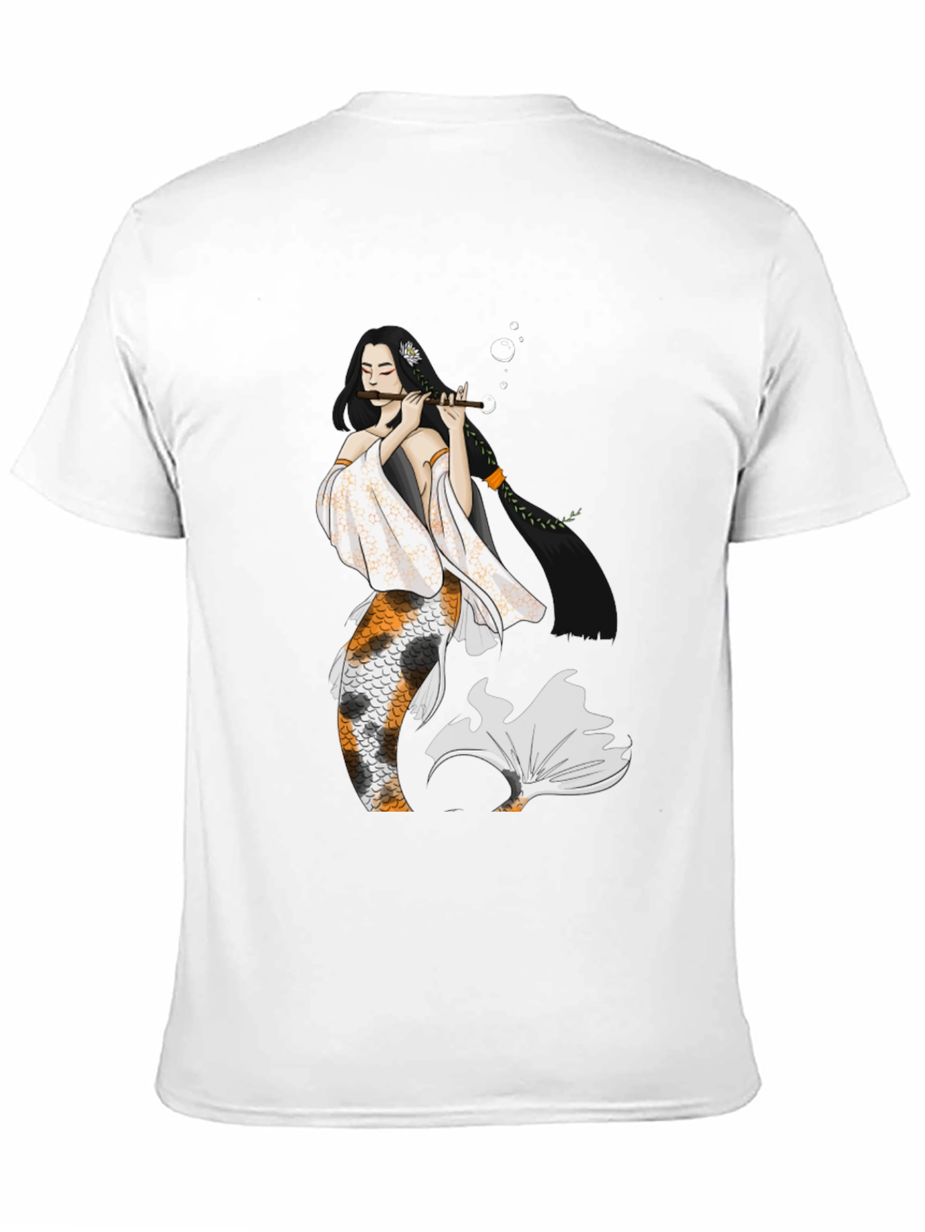 Koi Mermaid Musician Graphic T-Shirt