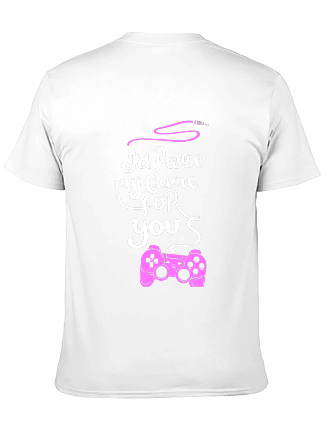 Id Pause My Game For You Black T-Shirt