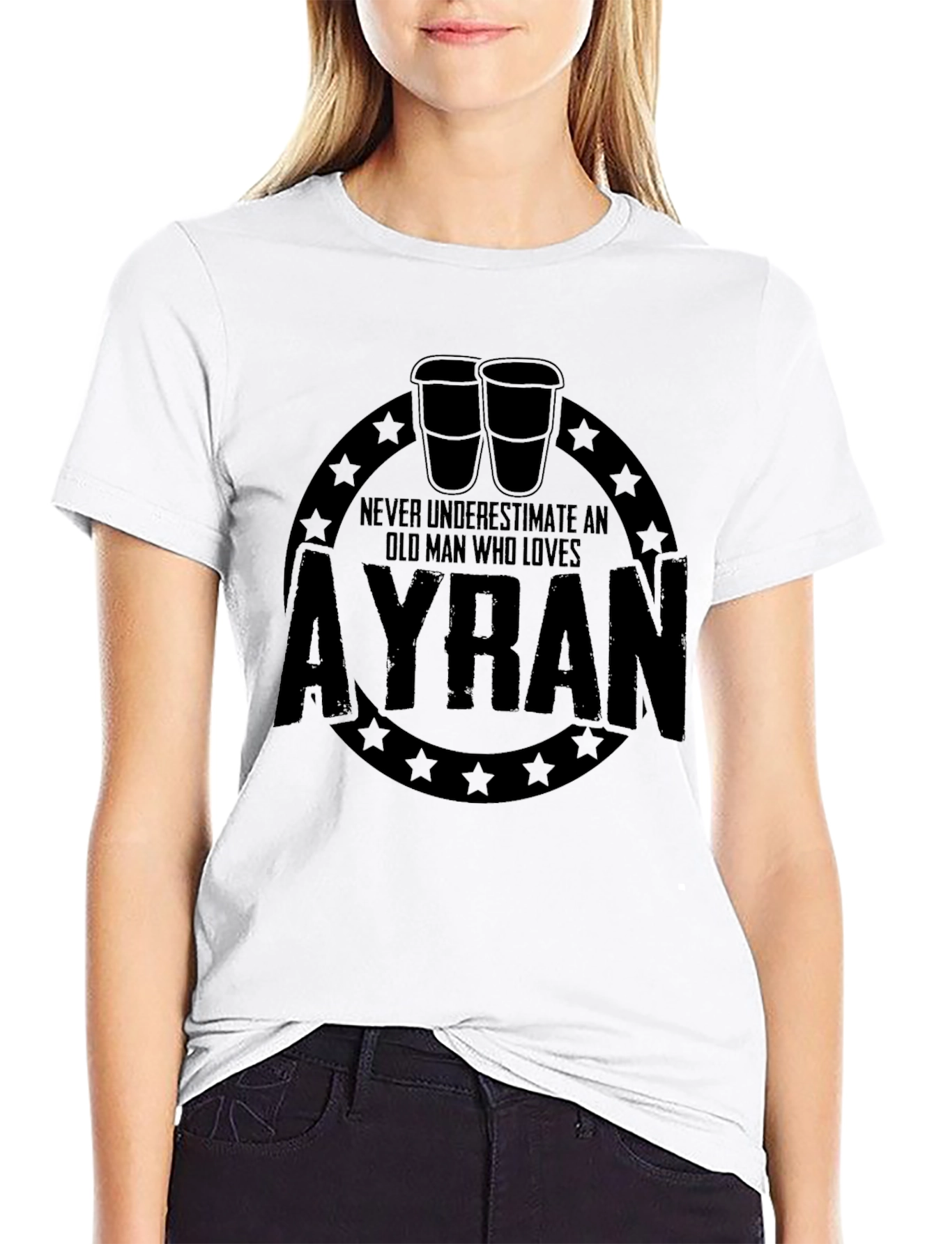 Ayran Old Man T-Shirt - Funny Novelty Graphic Tee