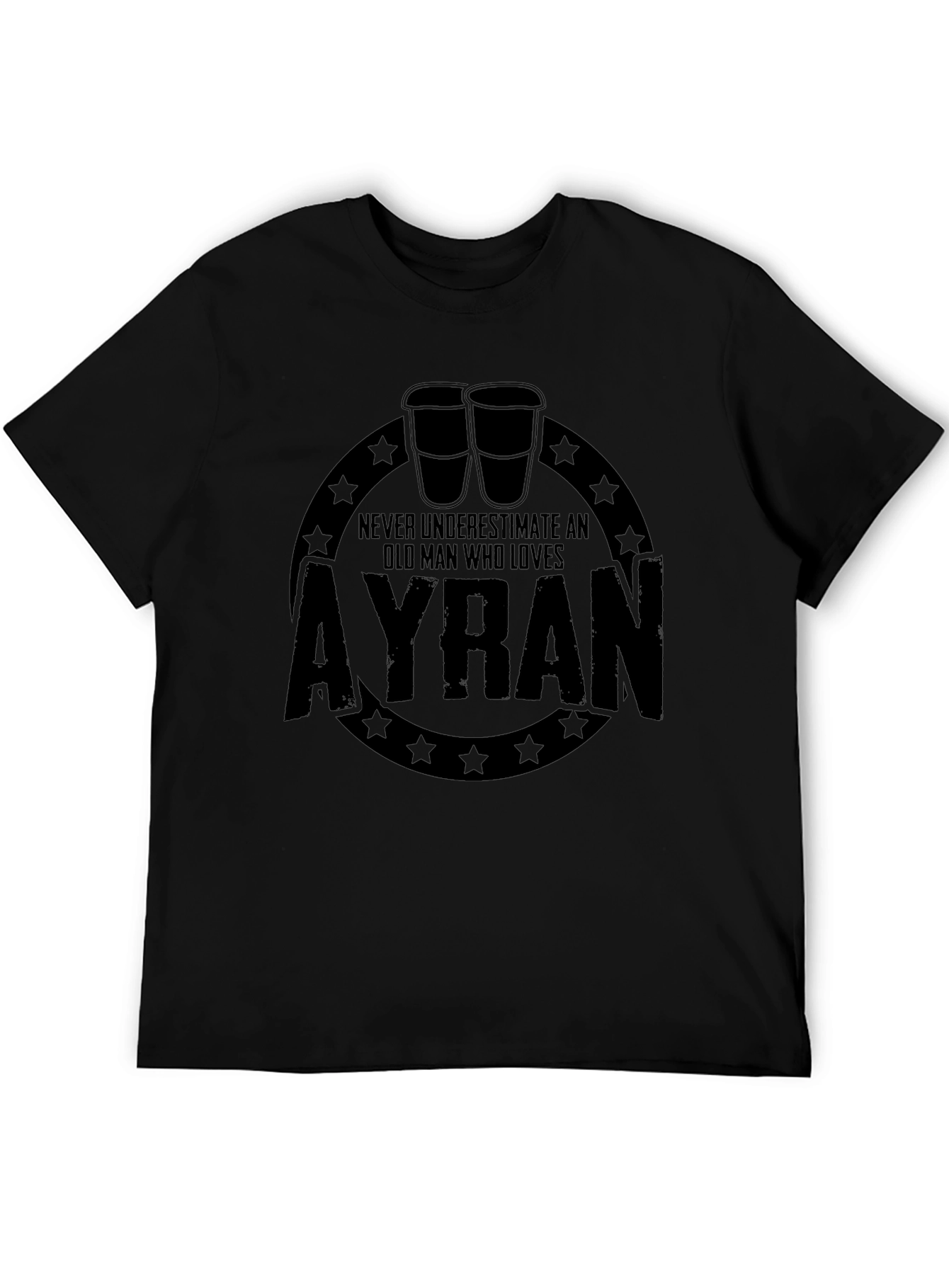 Ayran Old Man T-Shirt - Funny Novelty Graphic Tee