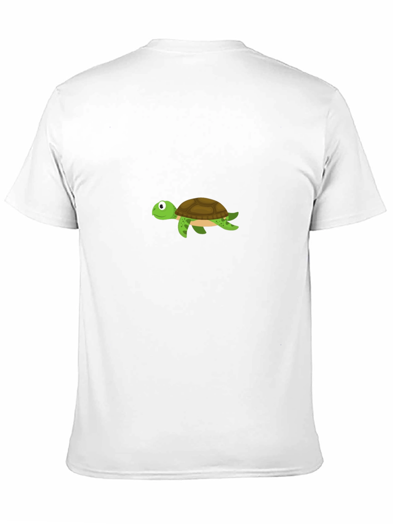 Cartoon Turtle Black T-Shirt