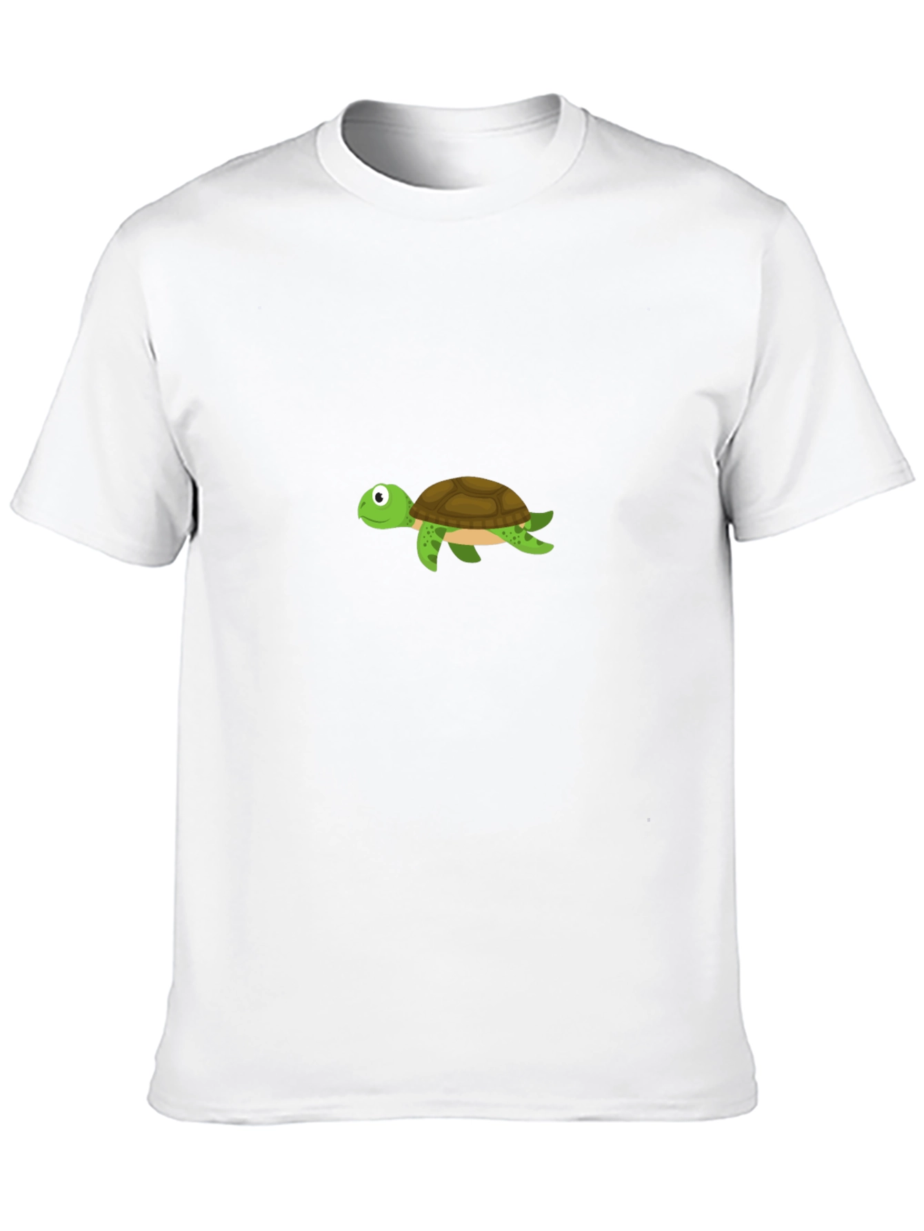 Cartoon Turtle Black T-Shirt