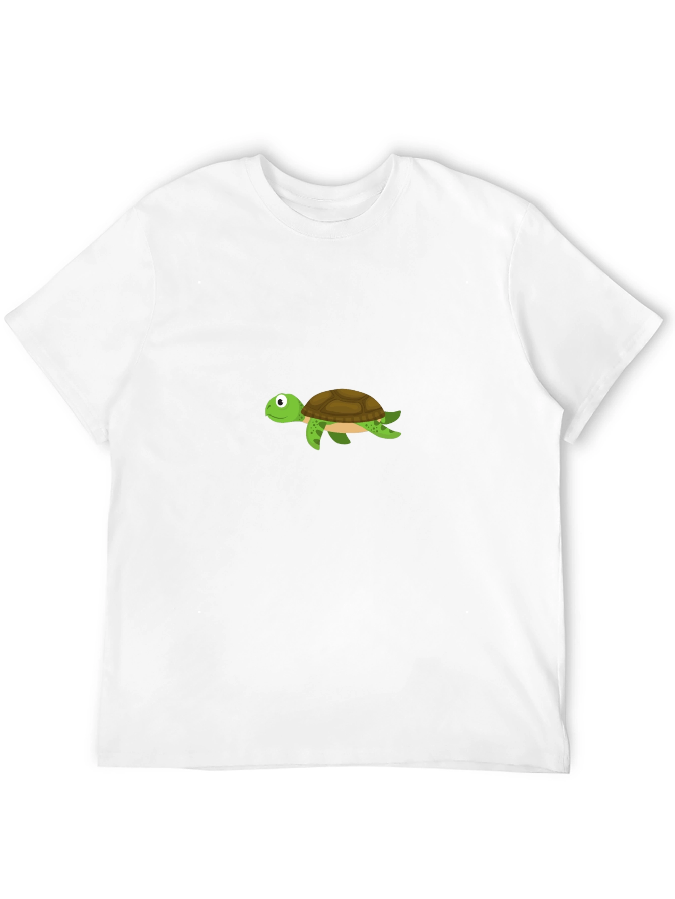 Cartoon Turtle Black T-Shirt