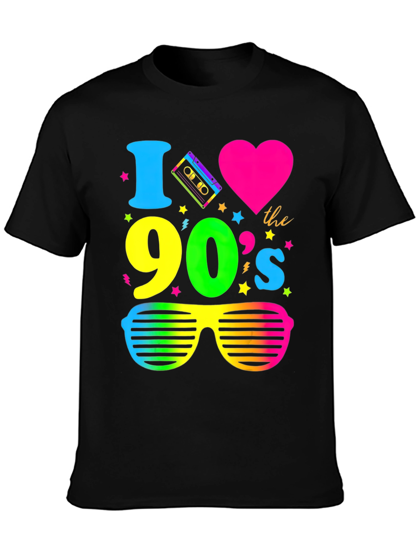 I Love the 90s Retro Graphic Tee