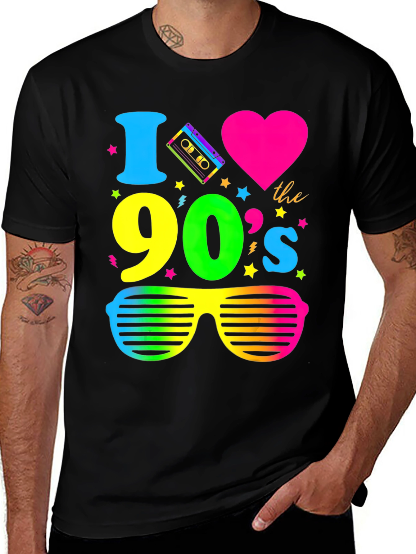 I Love the 90s Retro Graphic Tee