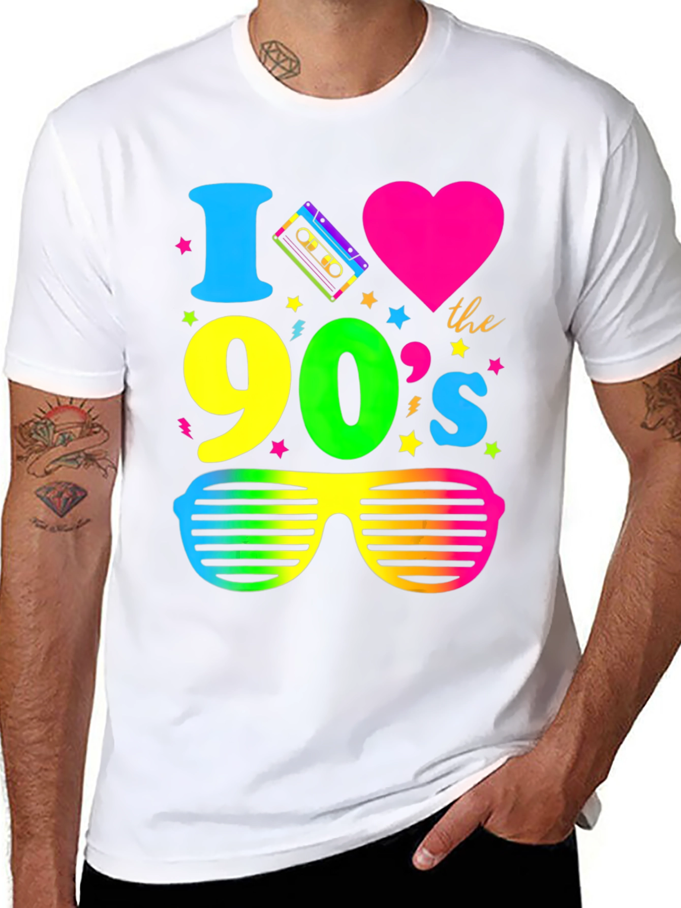 I Love the 90s Retro Graphic Tee