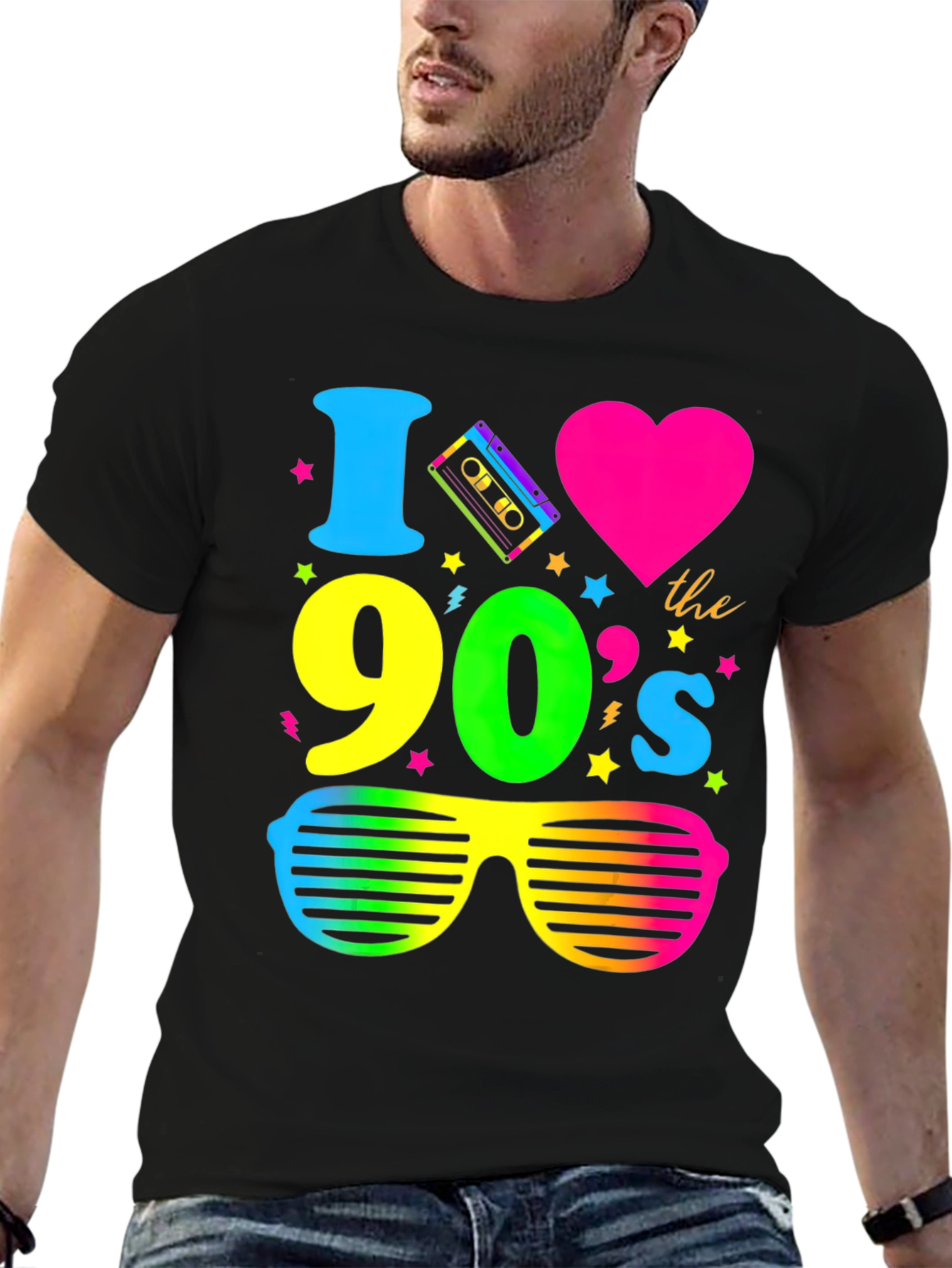 I Love the 90s Retro Graphic Tee