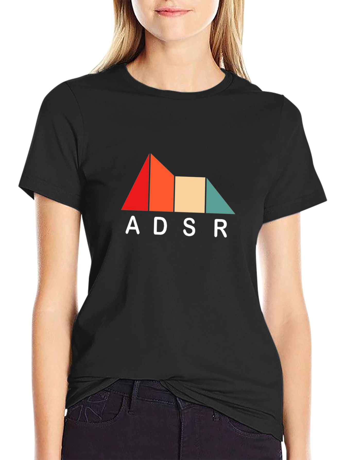 ADSR Graphic Tee - Retro Synth Design