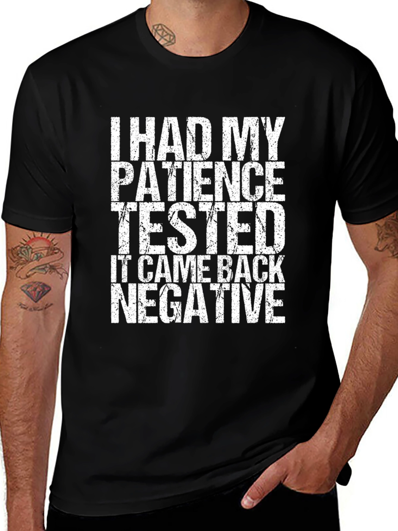 Humorous Patience Tested T-Shirt