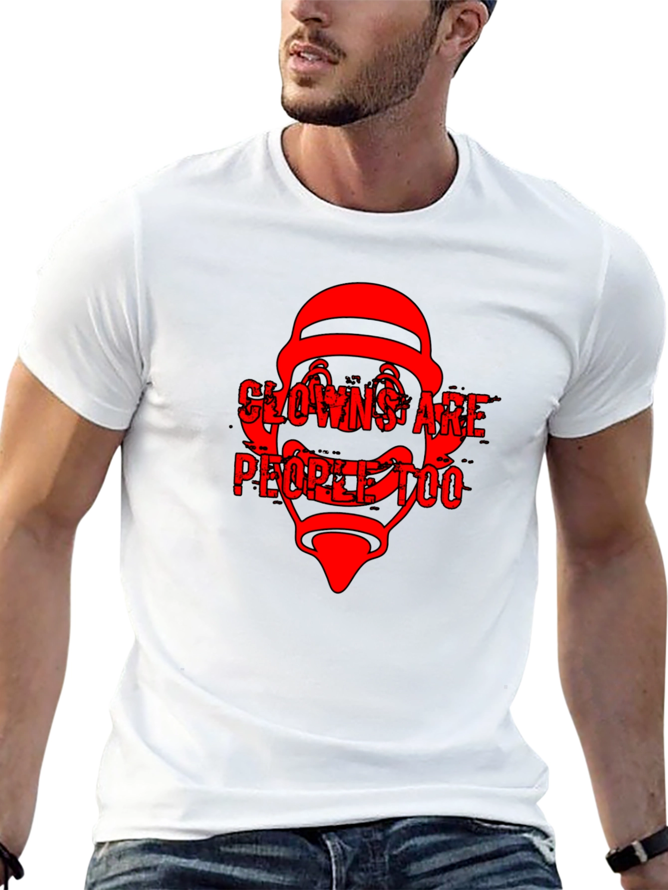Clowns Are People Too Black T-Shirt