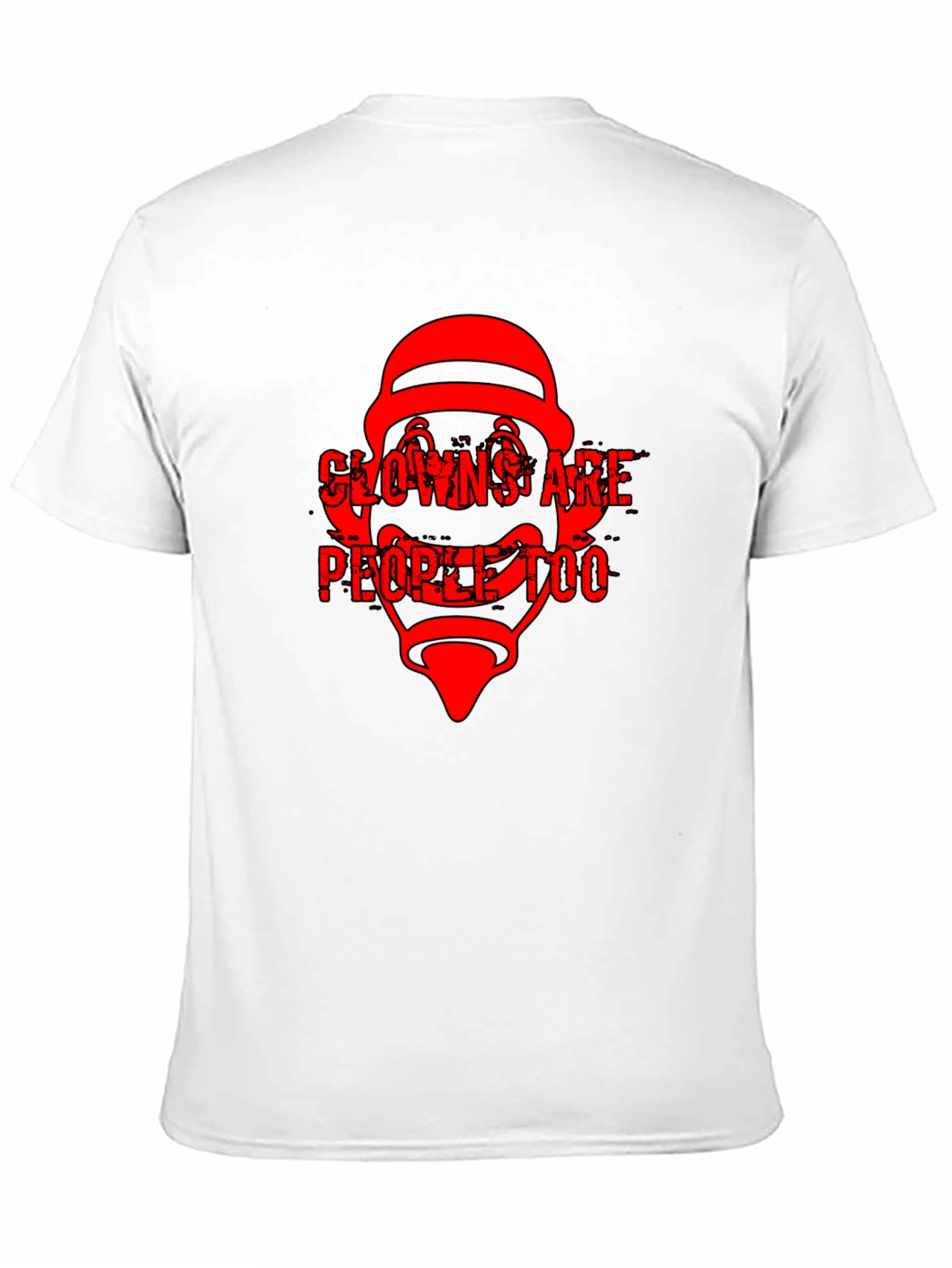Clowns Are People Too Black T-Shirt