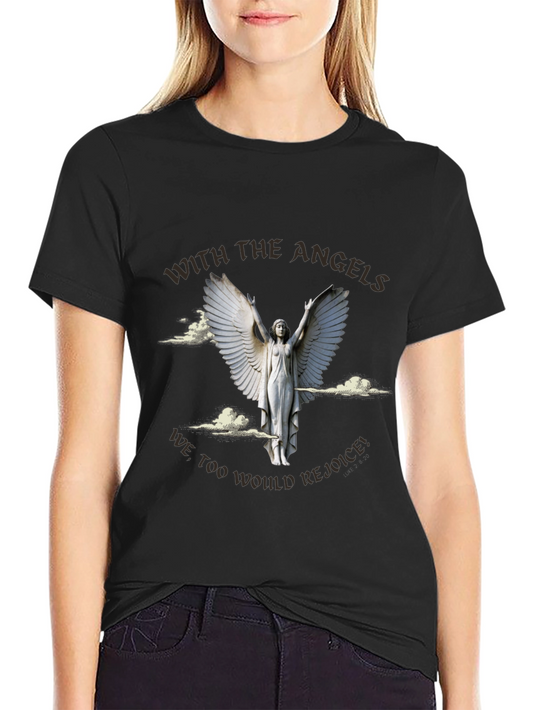 Angel Wings Graphic T-Shirt - With The Angels