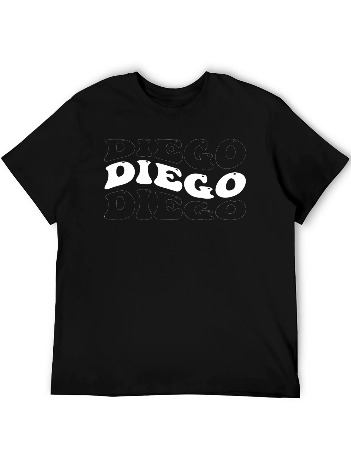 Diego Retro Tee - Cool Custom Name T-Shirt