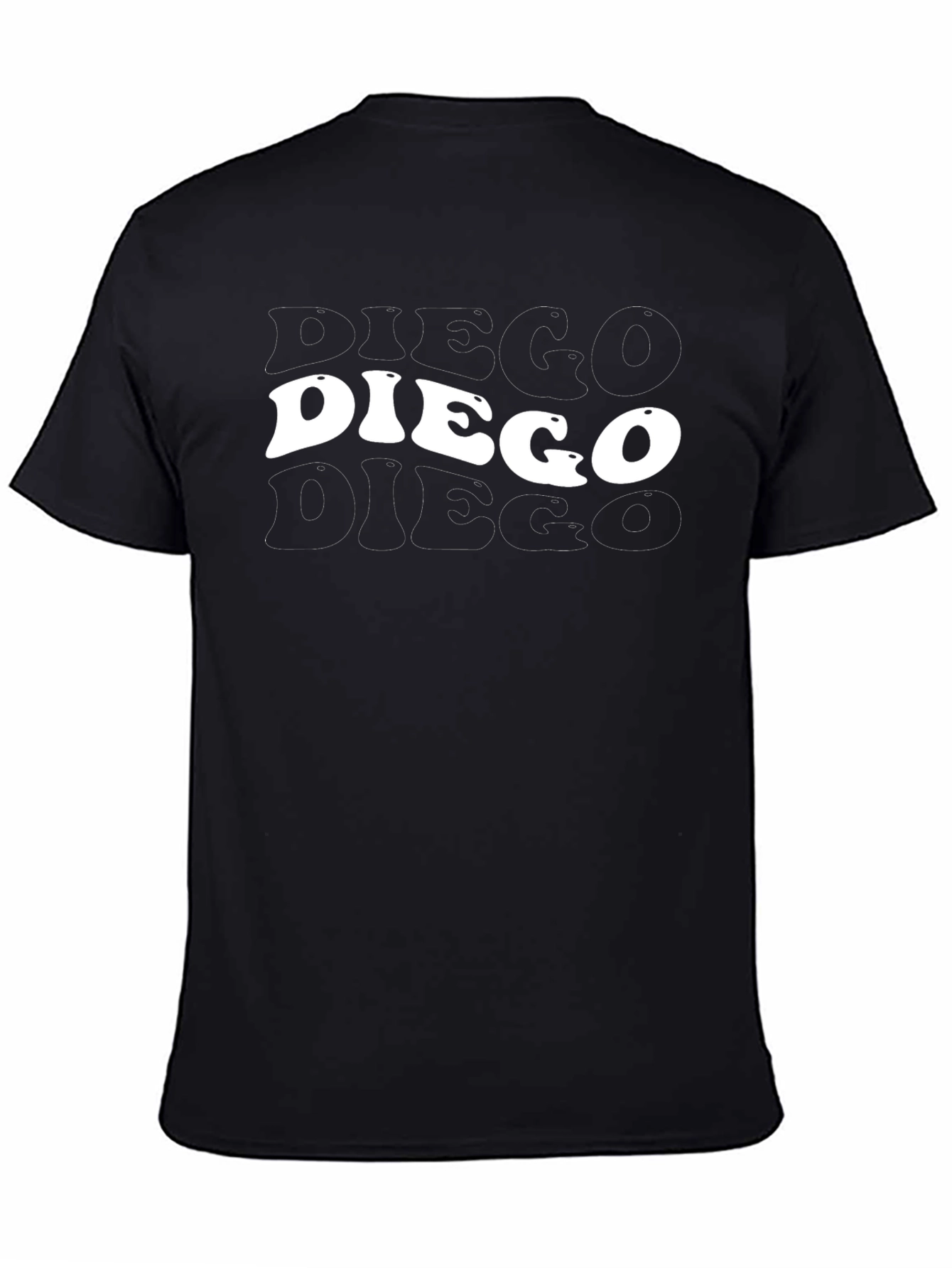 Diego Retro Tee - Cool Custom Name T-Shirt