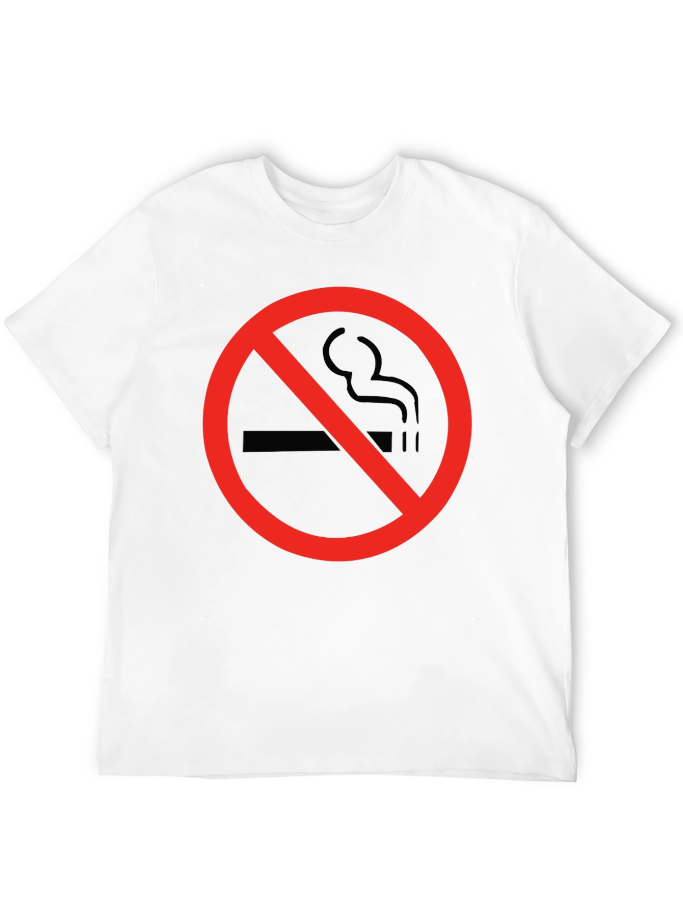 No Smoking Graphic Tee - Classic Black T-Shirt
