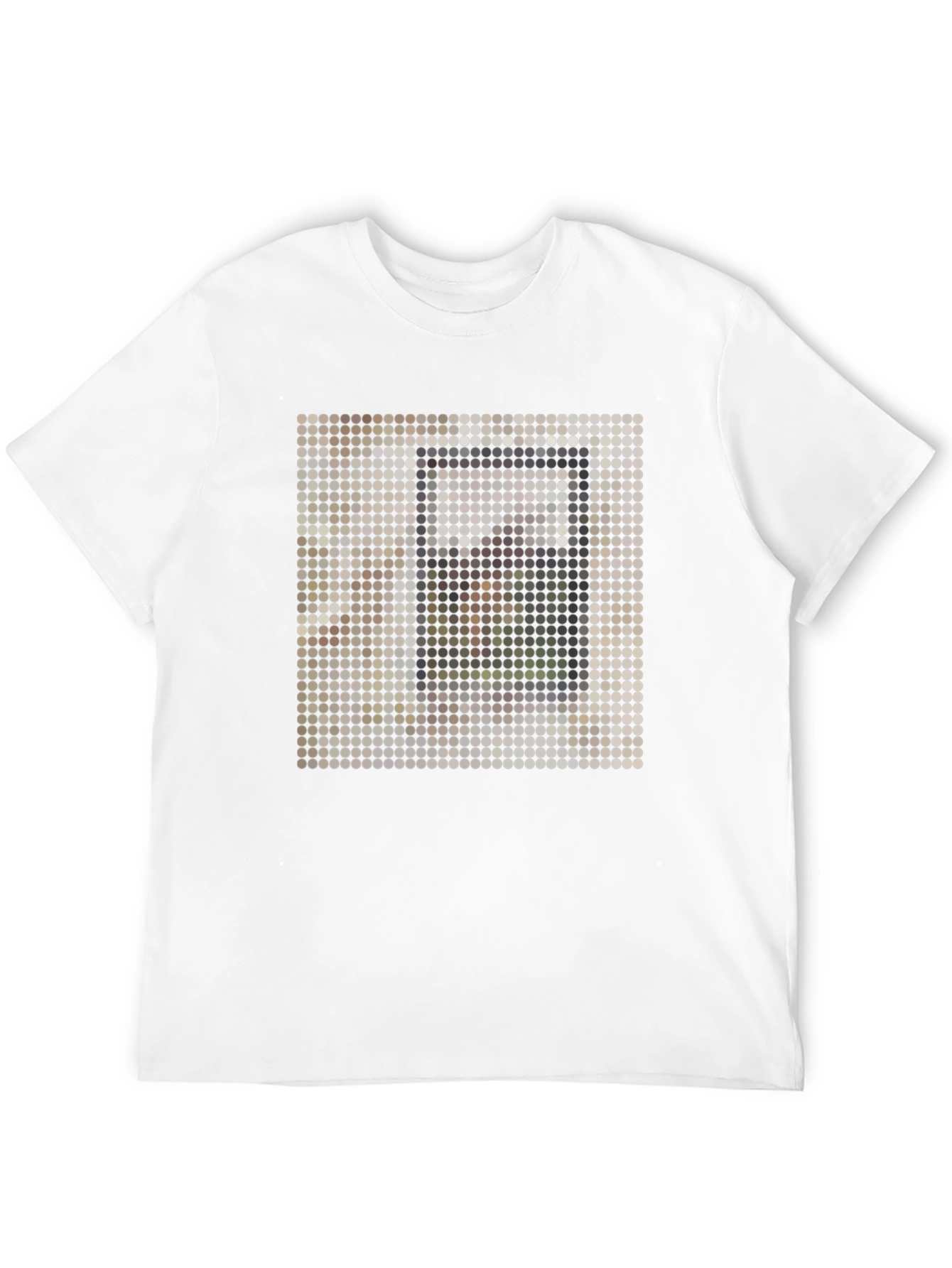 Pixel Art Graphic Tee - Modern Abstract Design