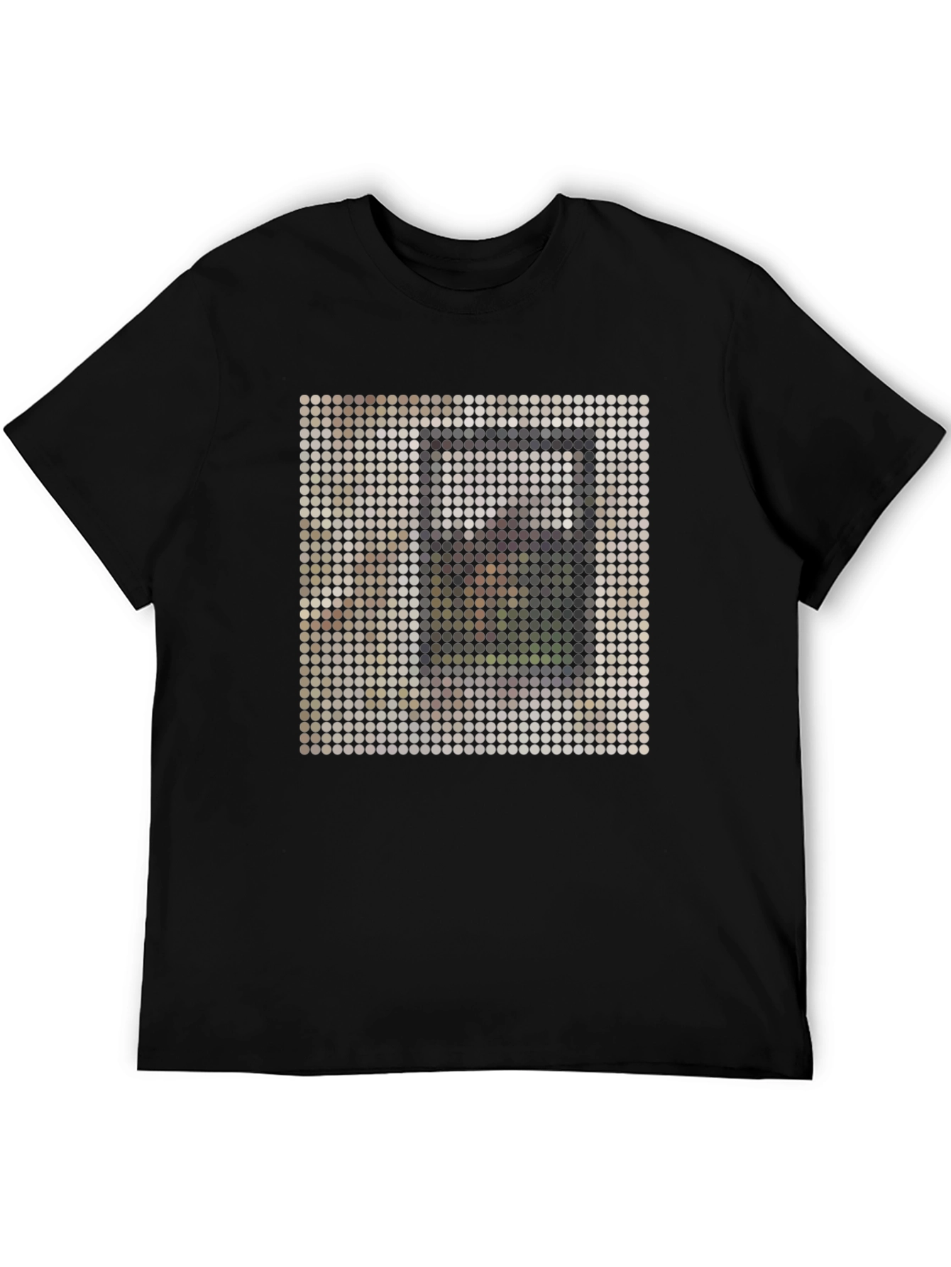Pixel Art Graphic Tee - Modern Abstract Design