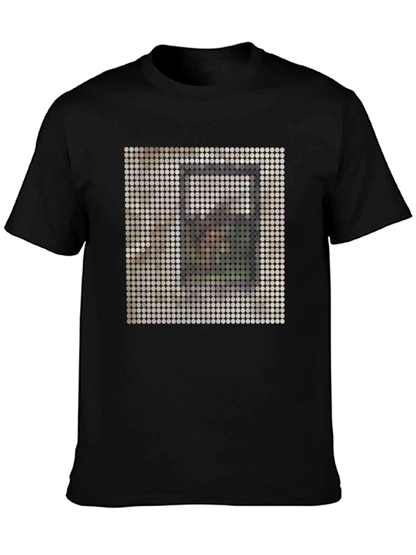 Pixel Art Graphic Tee - Modern Abstract Design