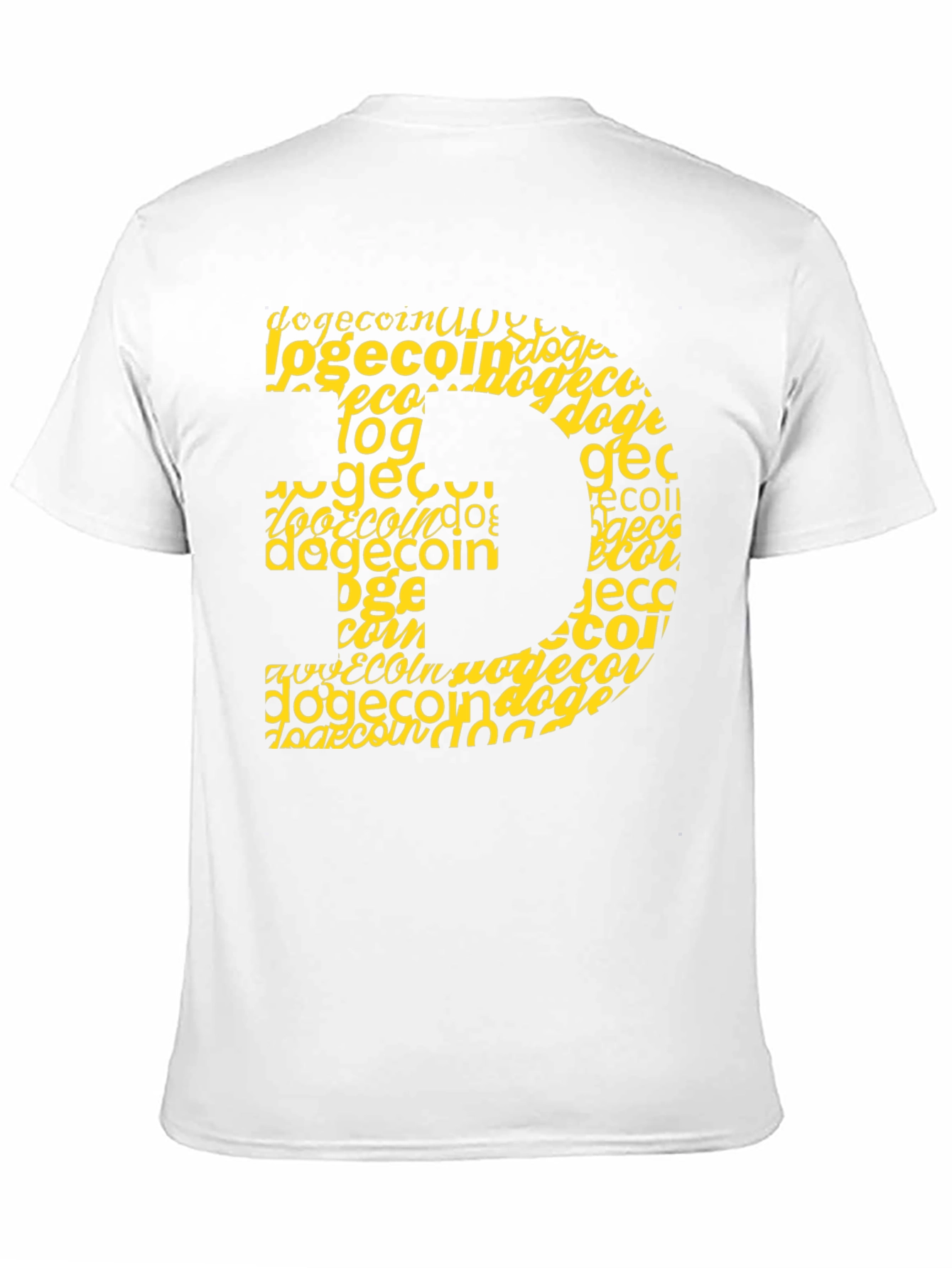 Dogecoin Crypto Graphic Tee - Black Cotton Blend