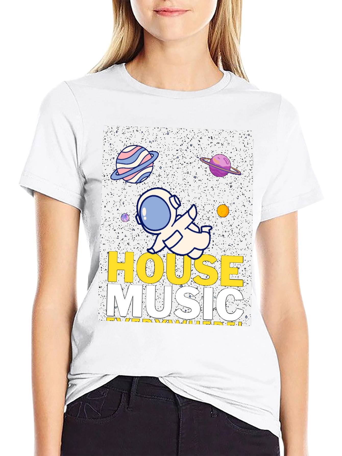 House Music Everywhere Graphic Tee