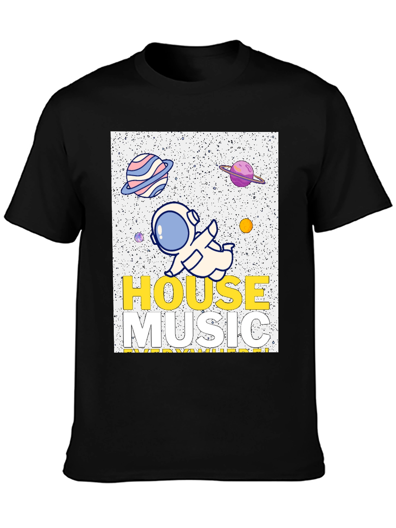 House Music Everywhere Graphic Tee