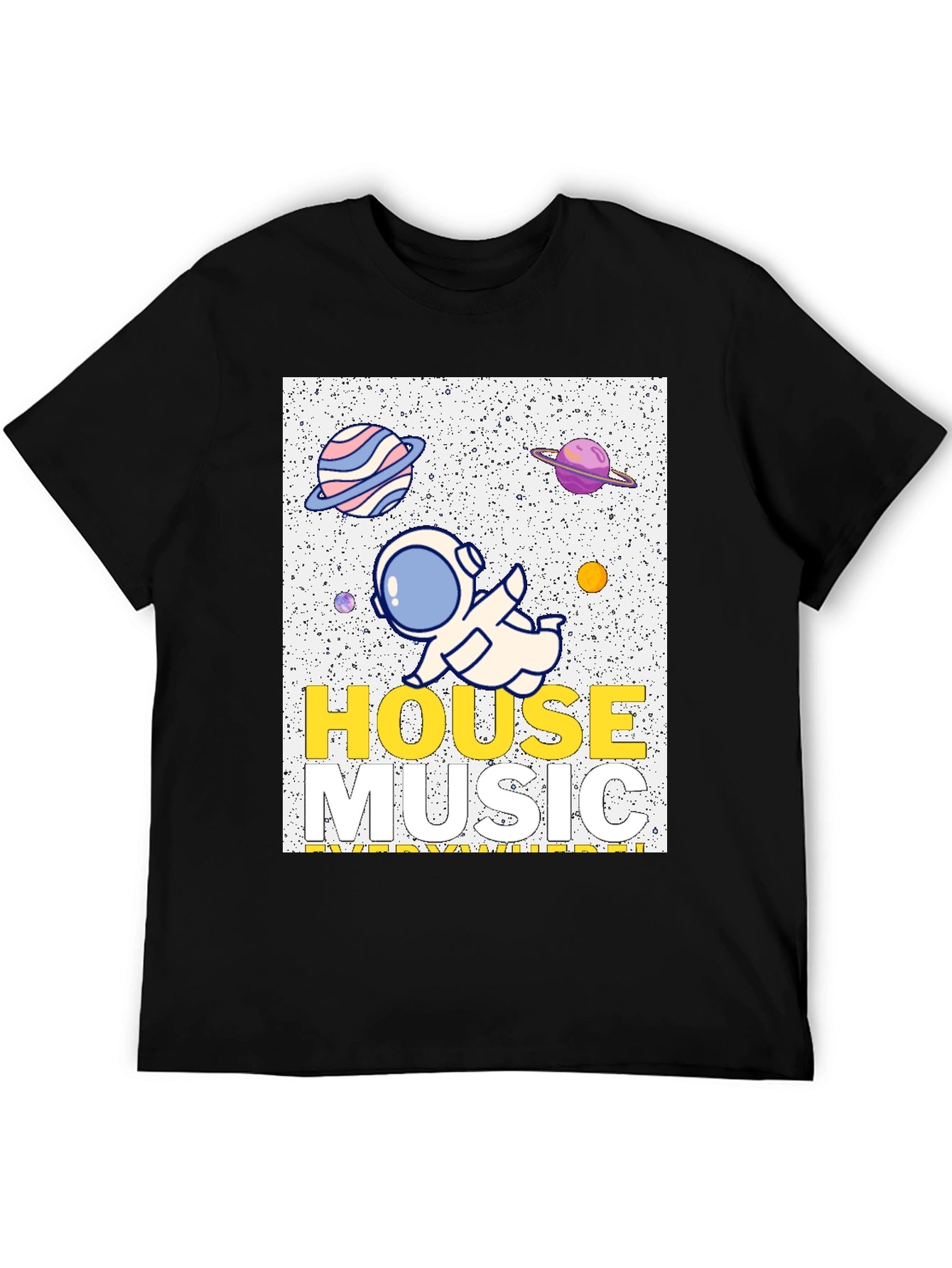 House Music Everywhere Graphic Tee