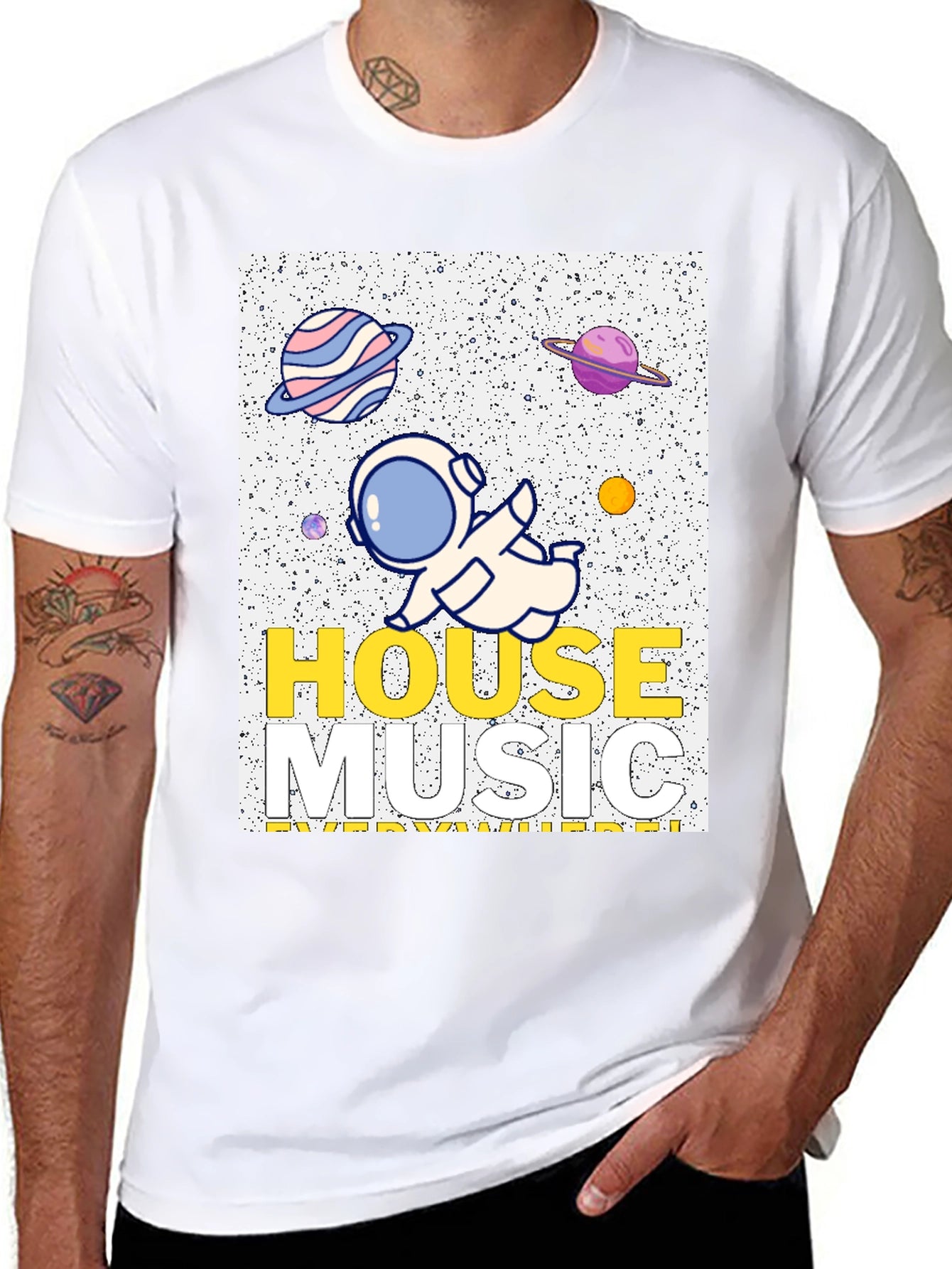 House Music Everywhere Graphic Tee
