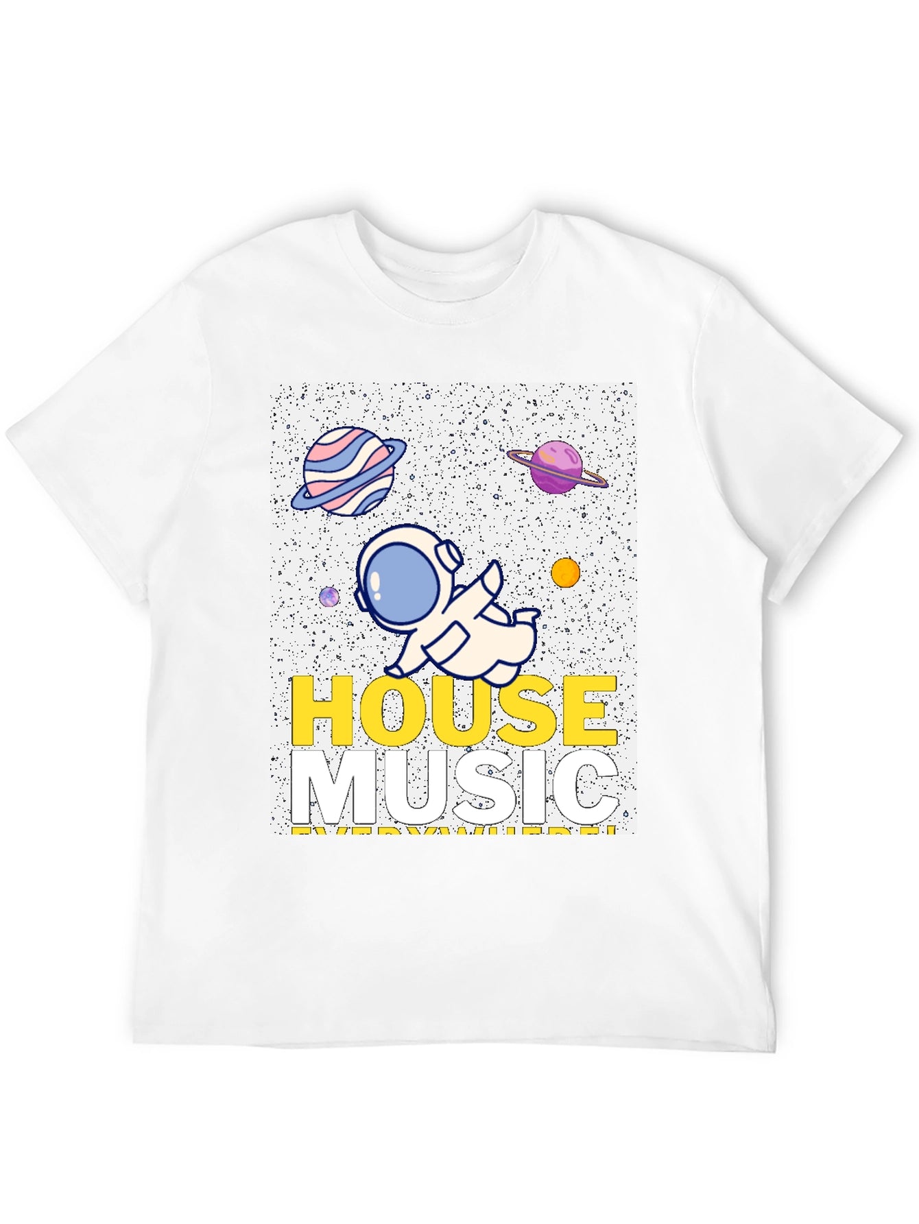 House Music Everywhere Graphic Tee