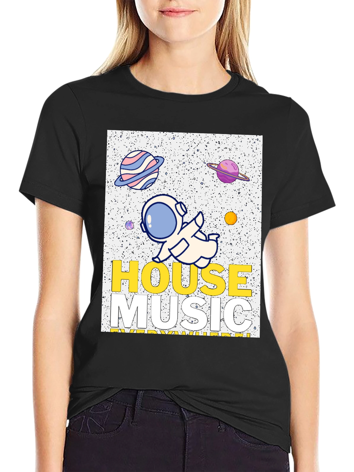 House Music Everywhere Graphic Tee