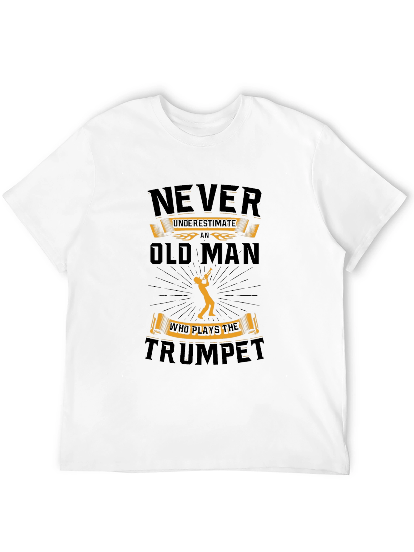 Trumpet Player Old Man T-Shirt