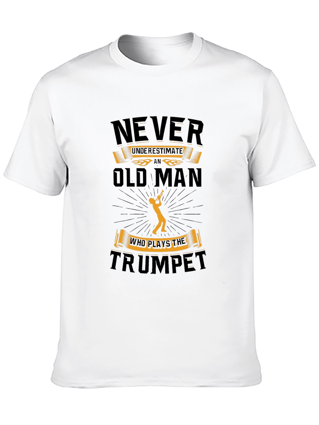 Trumpet Player Old Man T-Shirt