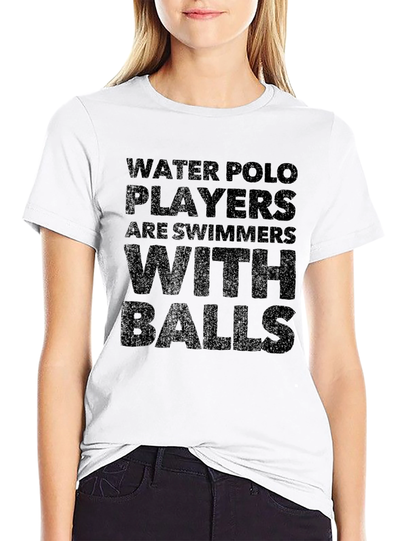 Water Polo Players Funny T-Shirt