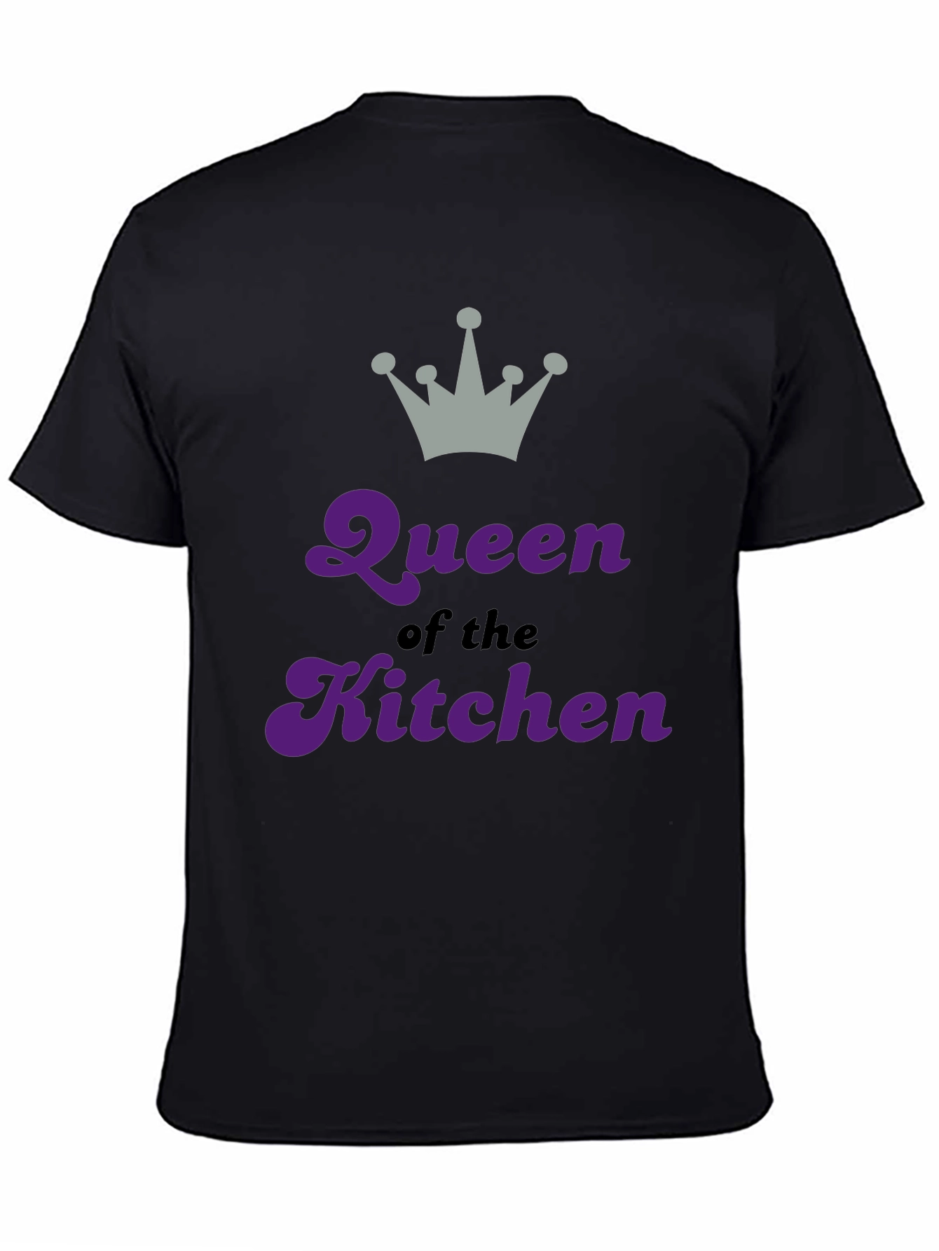 Queen of the Kitchen Graphic Tee - Black