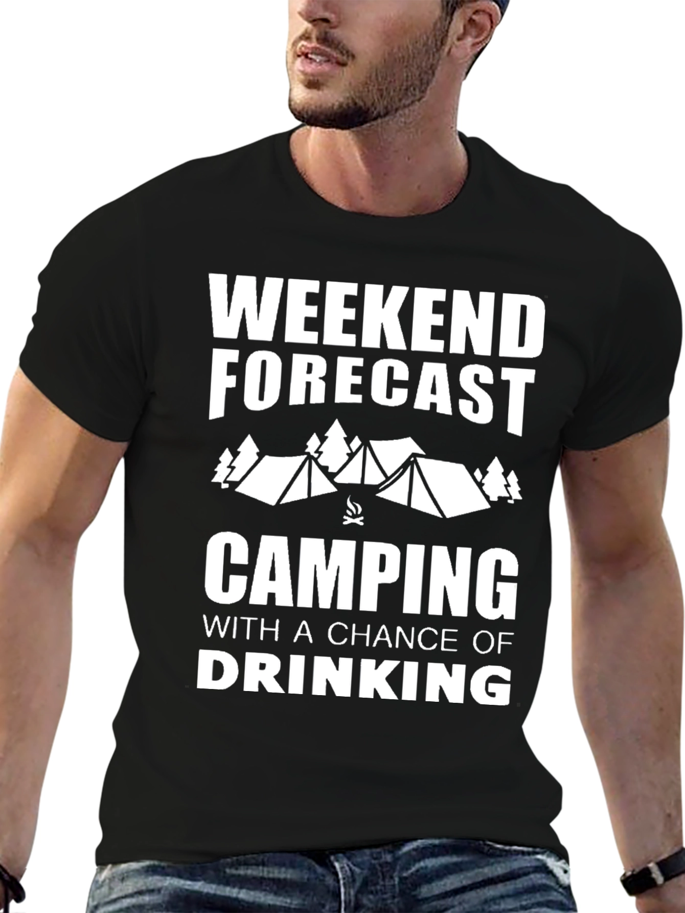 Weekend Forecast Camping T-Shirt