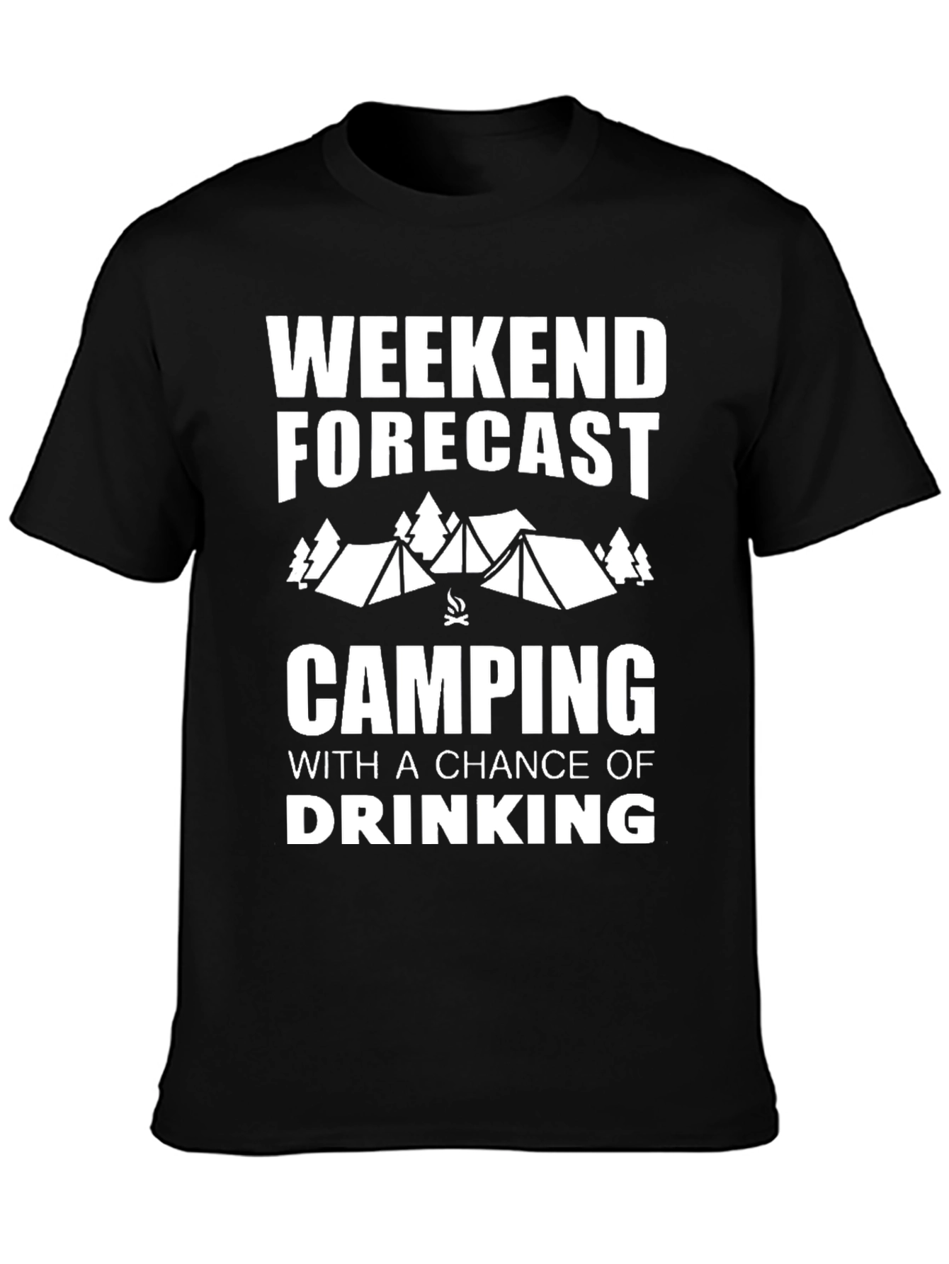 Weekend Forecast Camping T-Shirt