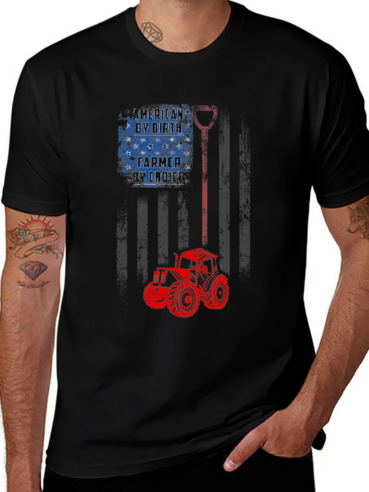 American Farmer Patriotic Graphic Tee