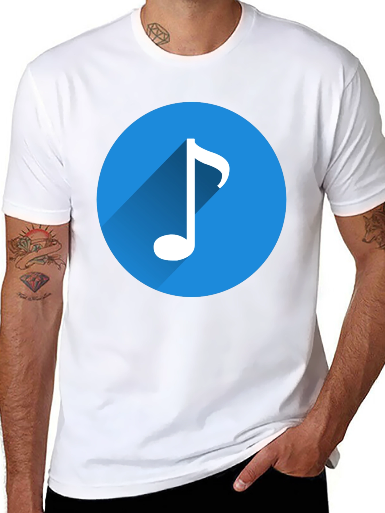 Music Note T-Shirt - Stylish Graphic Tee