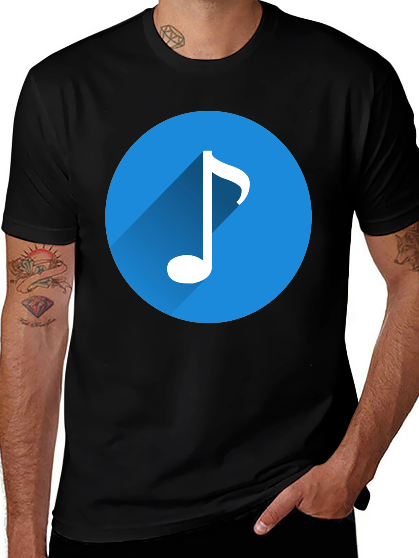 Music Note T-Shirt - Stylish Graphic Tee