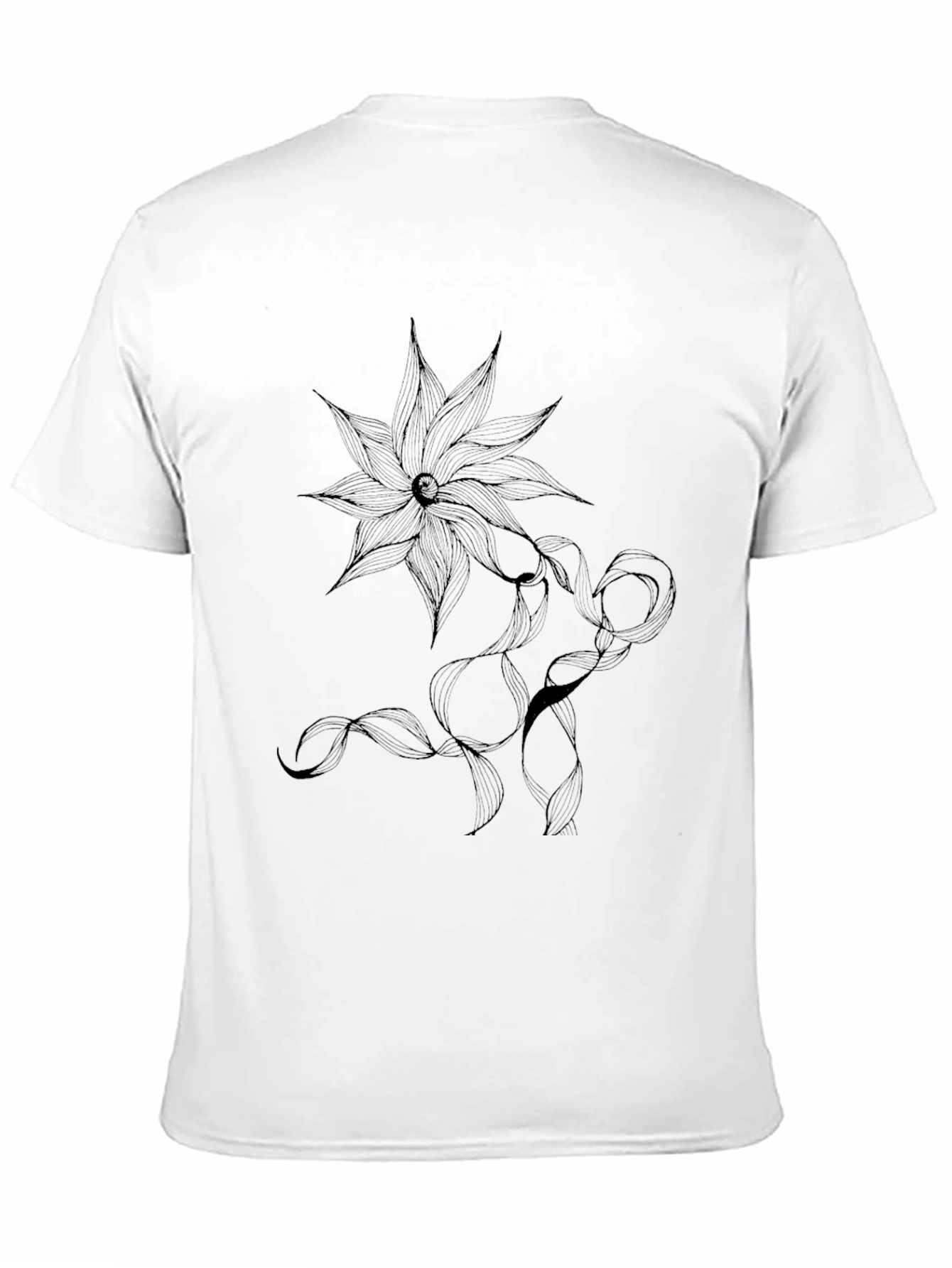 Black Floral Graphic T-Shirt