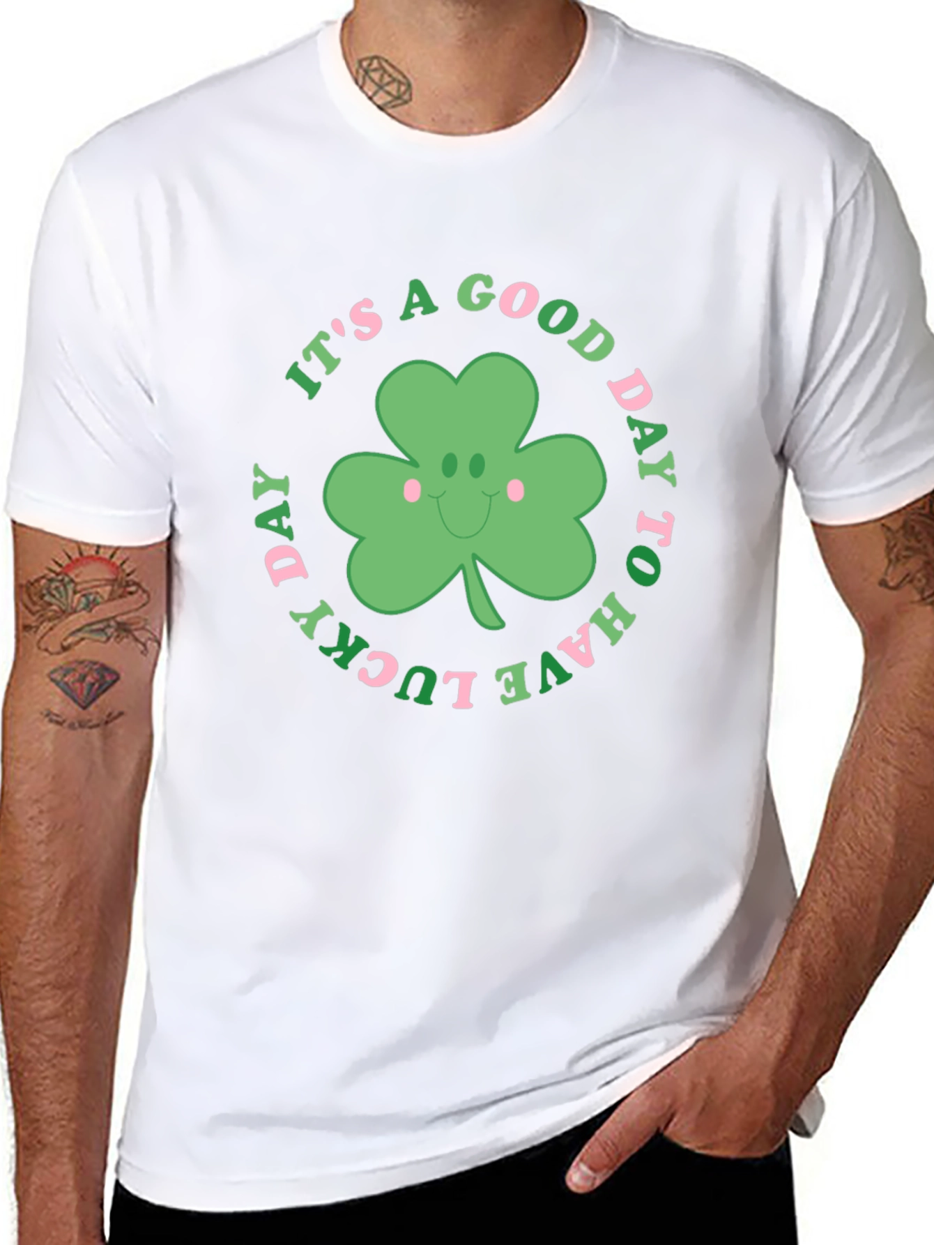 Lucky Day Shamrock Graphic Tee