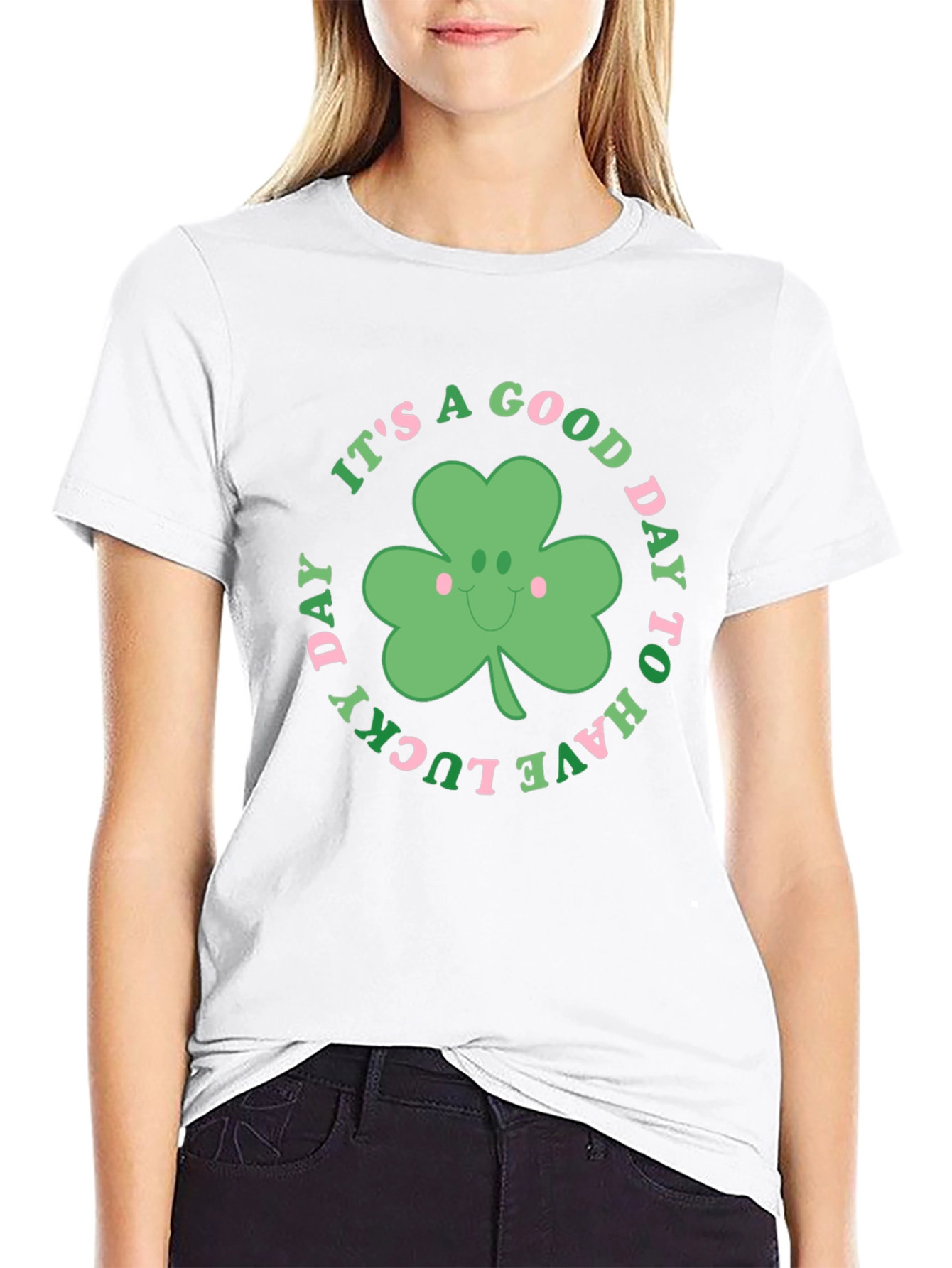 Lucky Day Shamrock Graphic Tee