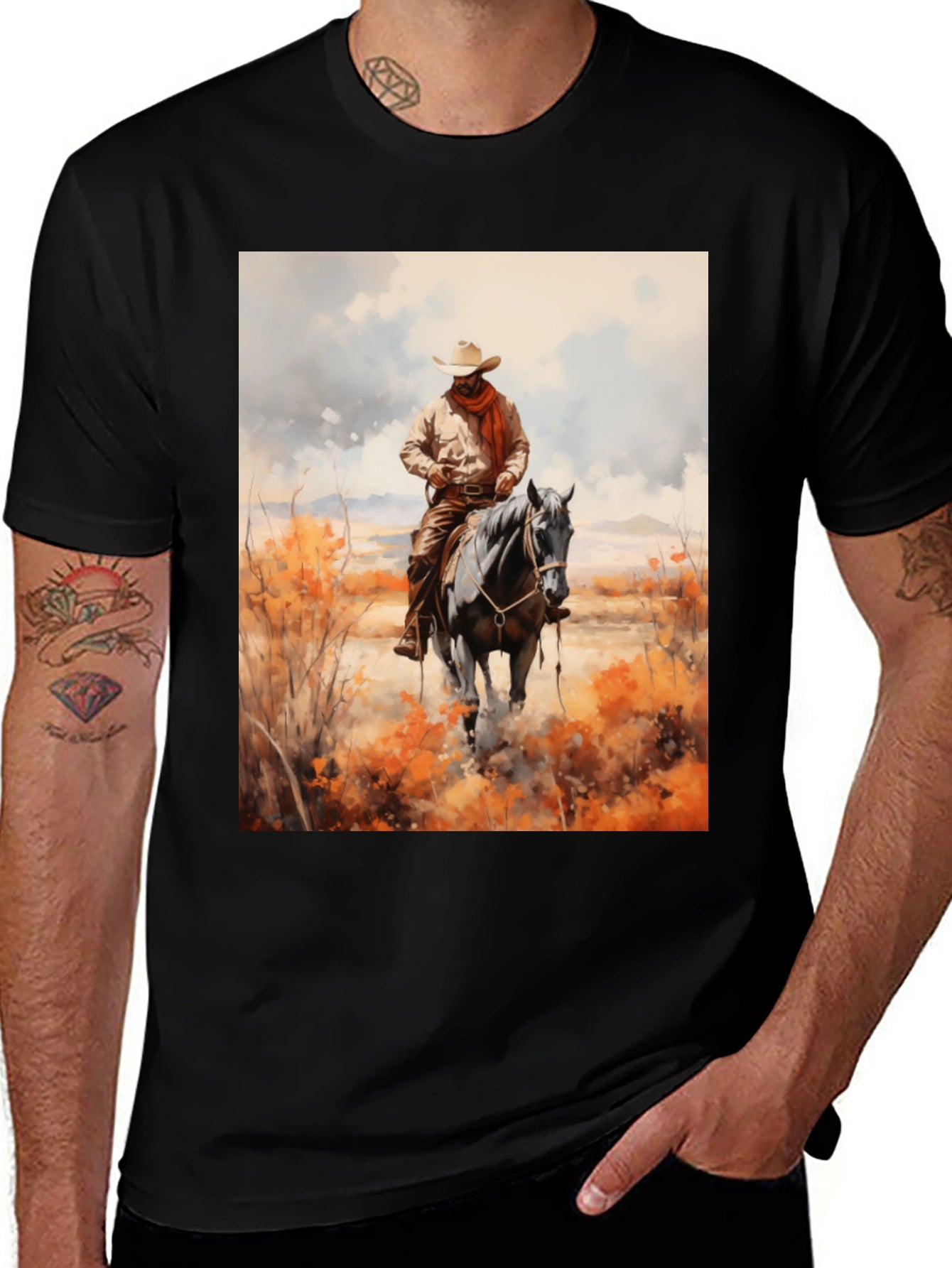 Cowboy Rider Graphic Tee